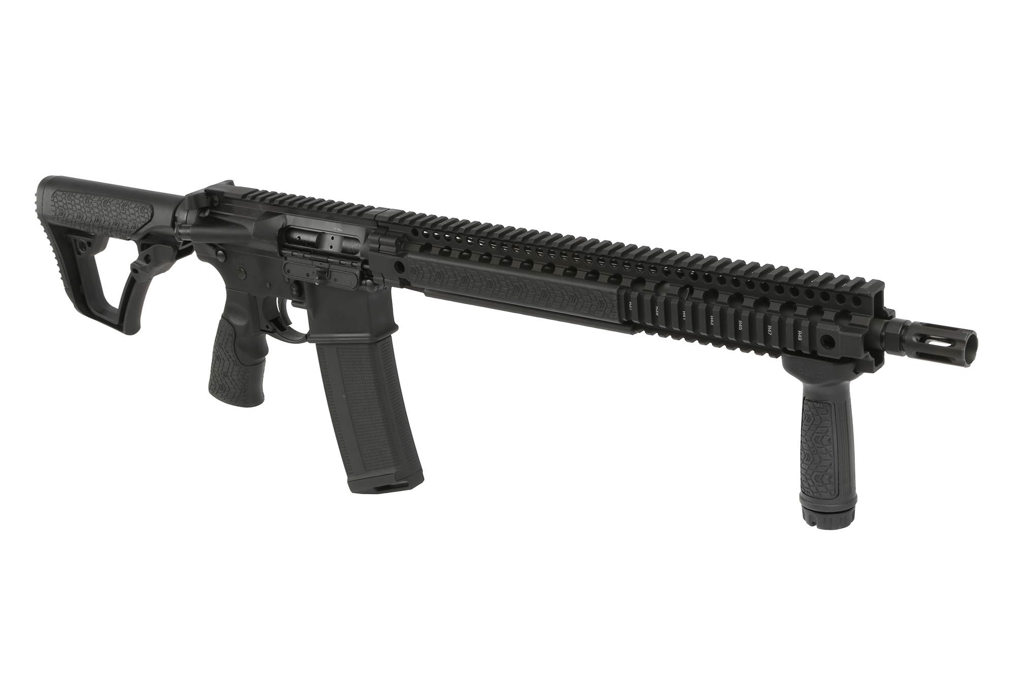 Daniel Defense 16" 5.56 DDM4v9 Rifle with 15" DDM4 Quad Rail Black 0214515175047