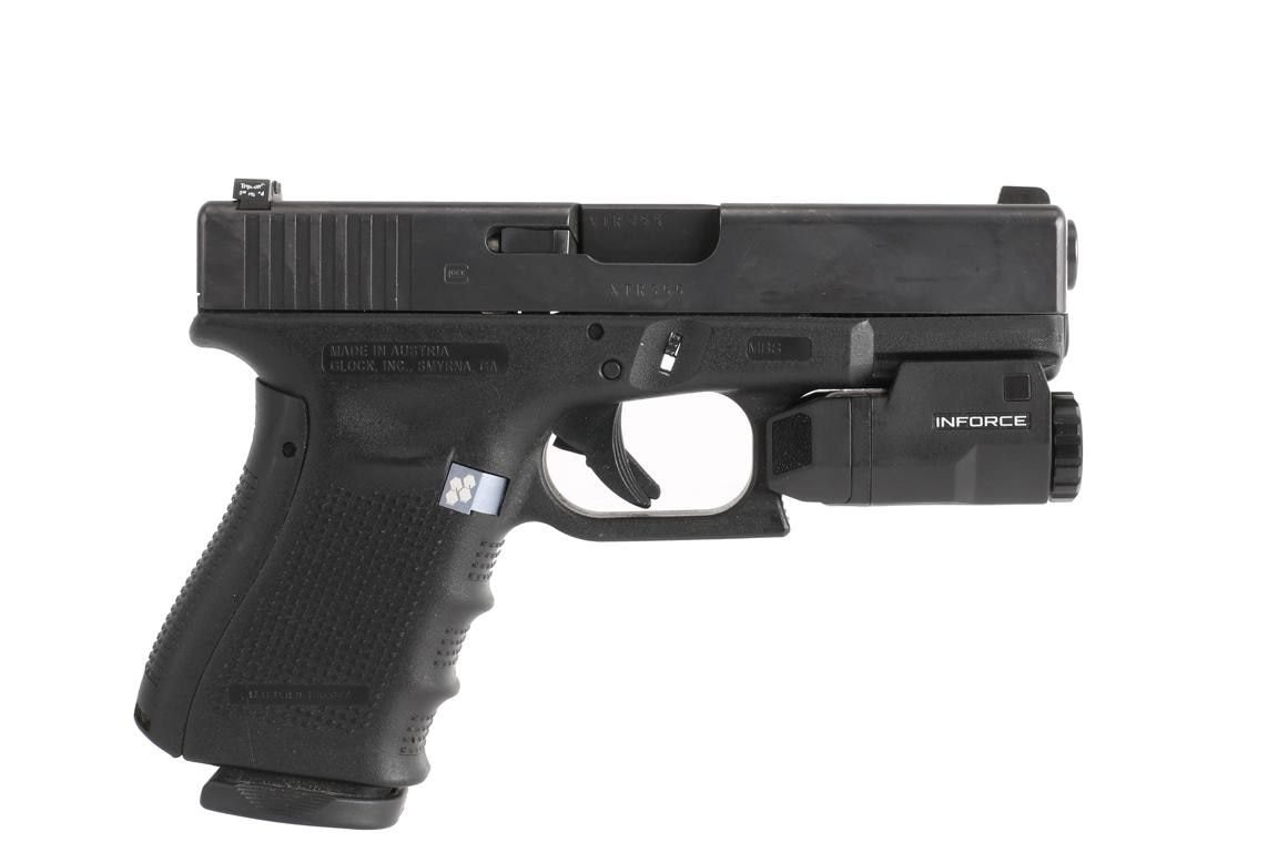Inforce APLc Glock Weapon Mounted Light 200 Lumens LED Black ACG051