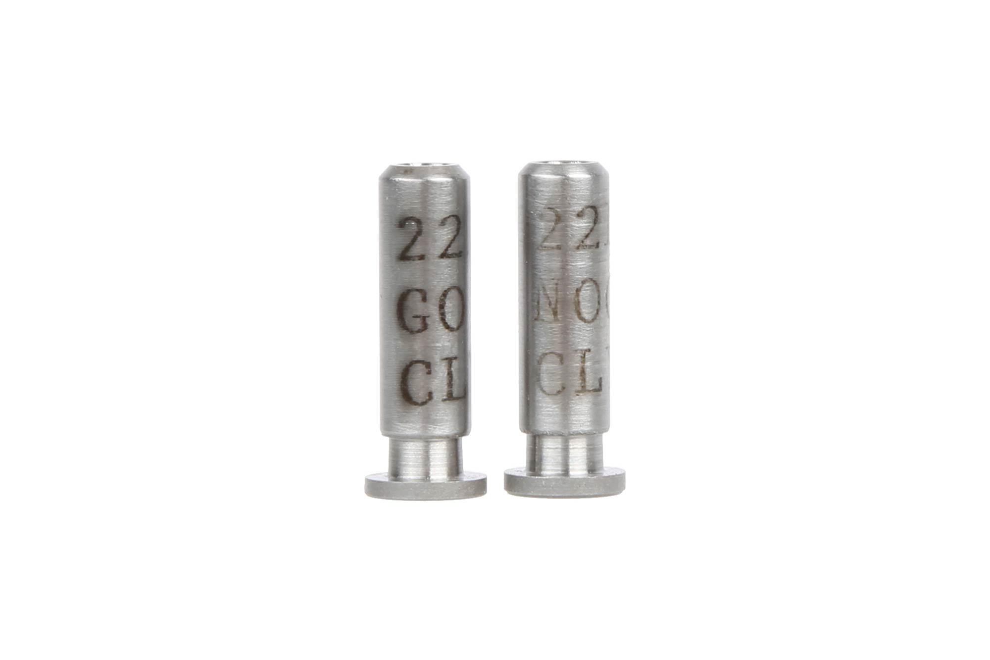 Clymer Go/NoGo Gauge Set .22 Long Rifle GONG22LR