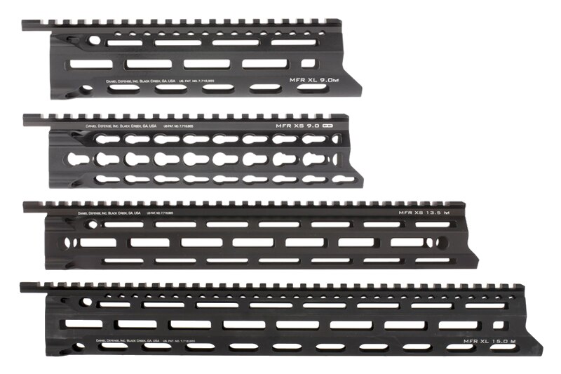 Daniel Defense MFR XL and XS Rails