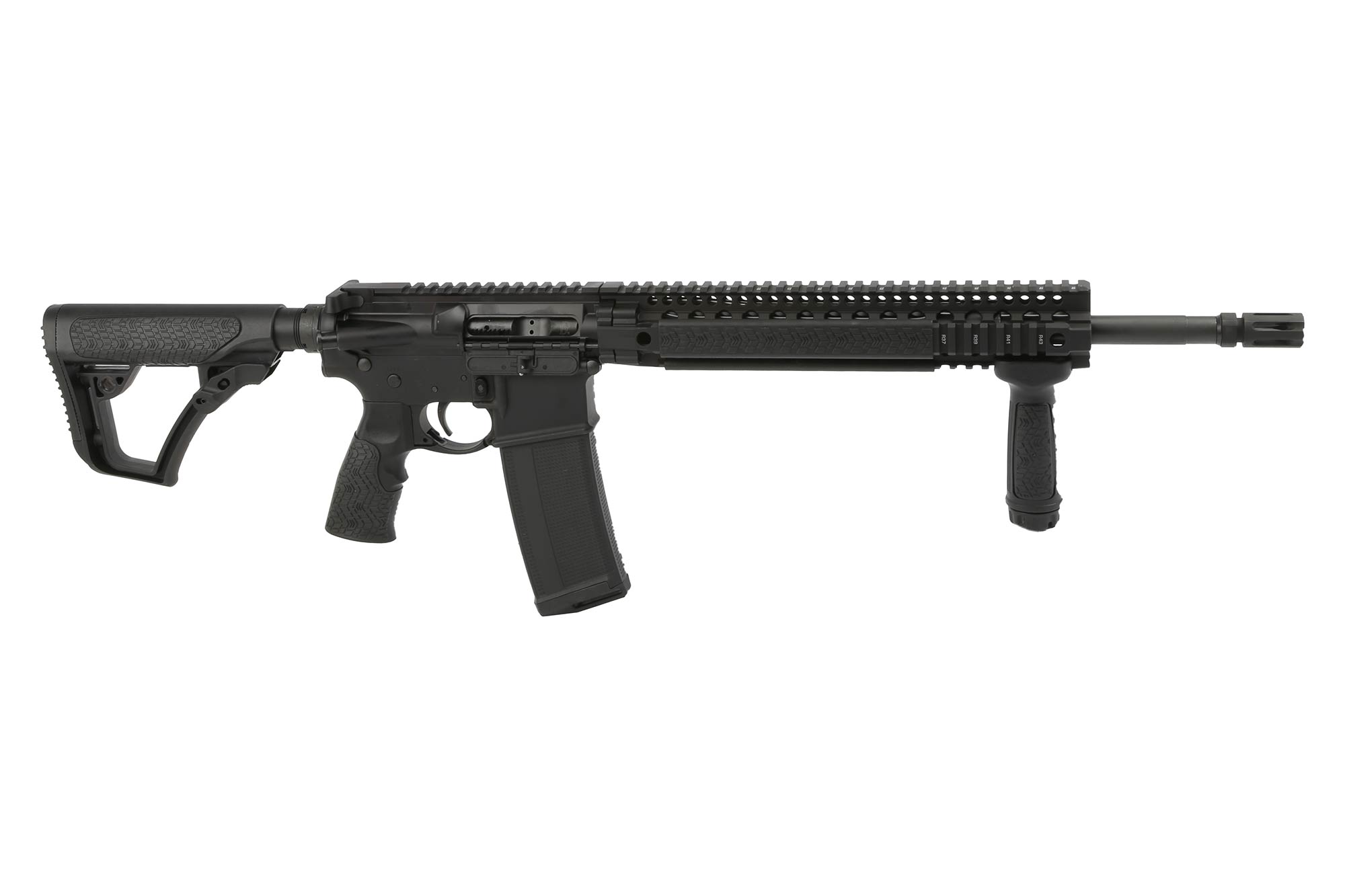 Daniel Defense 16" 5.56 DDM4v5 Rifle with 12" DDM4 Quad Rail Black 02