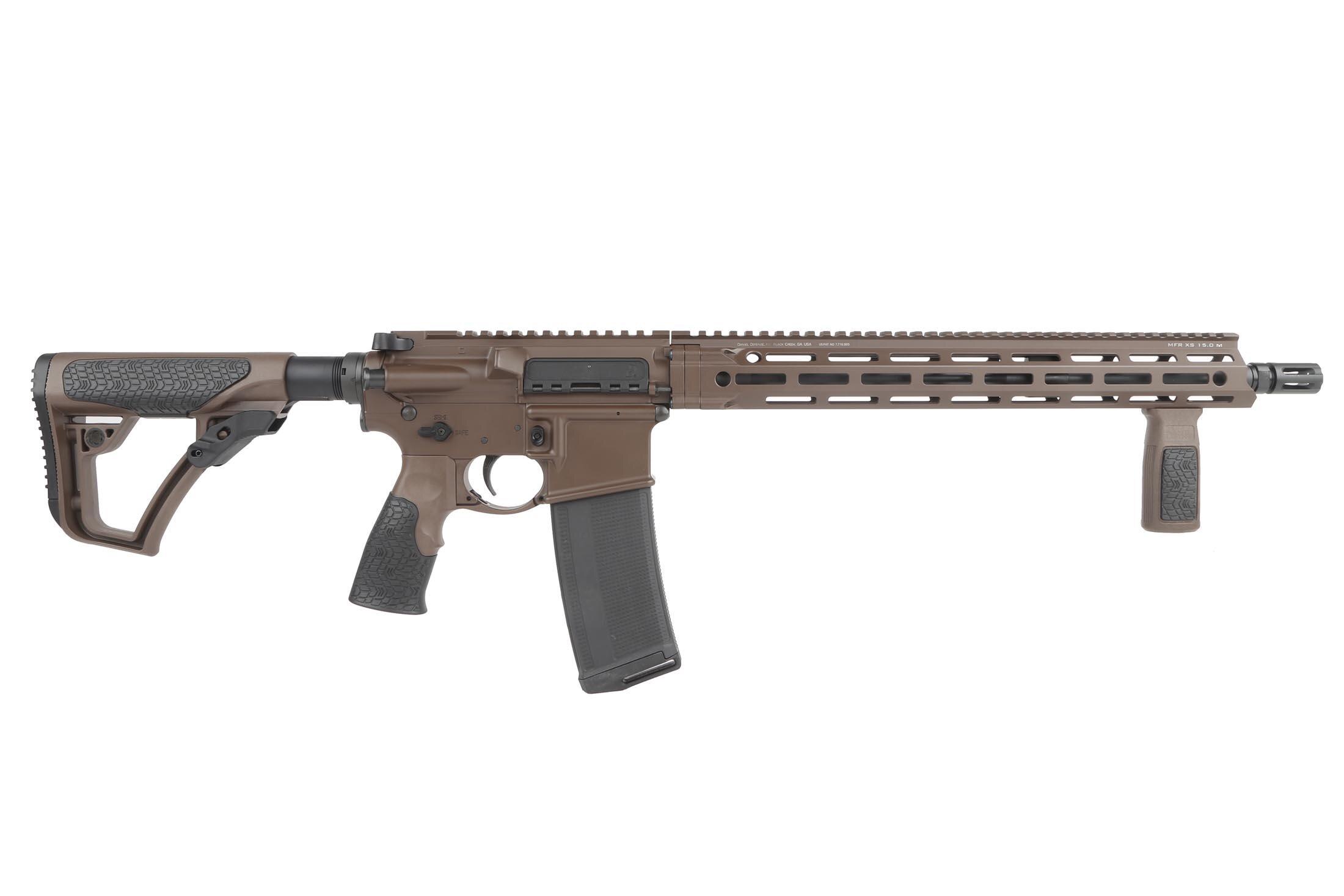 Daniel Defense DDM4 V7 5.56 AR-15 Rifle - 16" - Brown - 1x 32rd Mag