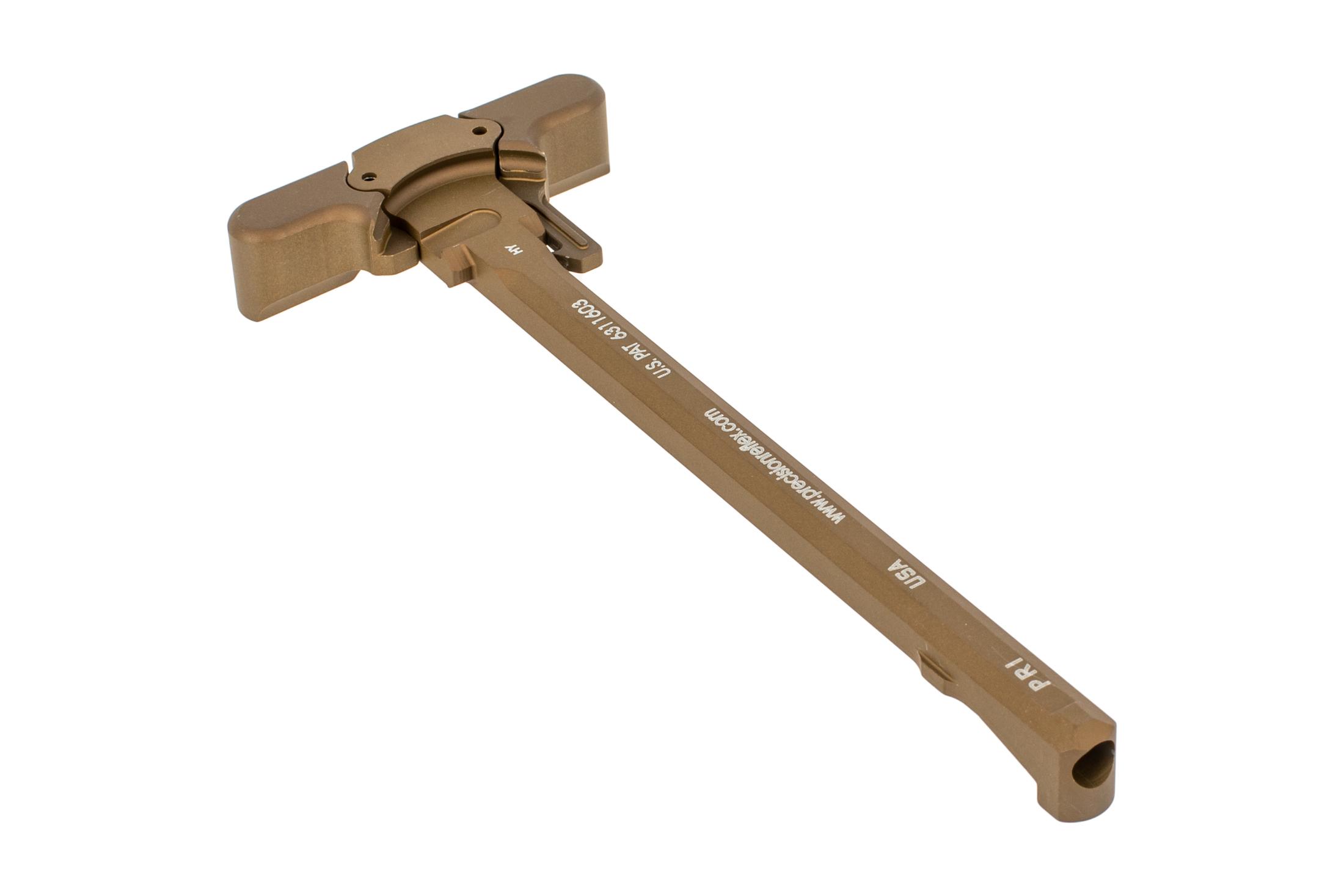 PRI Ambidextrous Gas Buster Charging Handle Standard Latch FDE 05