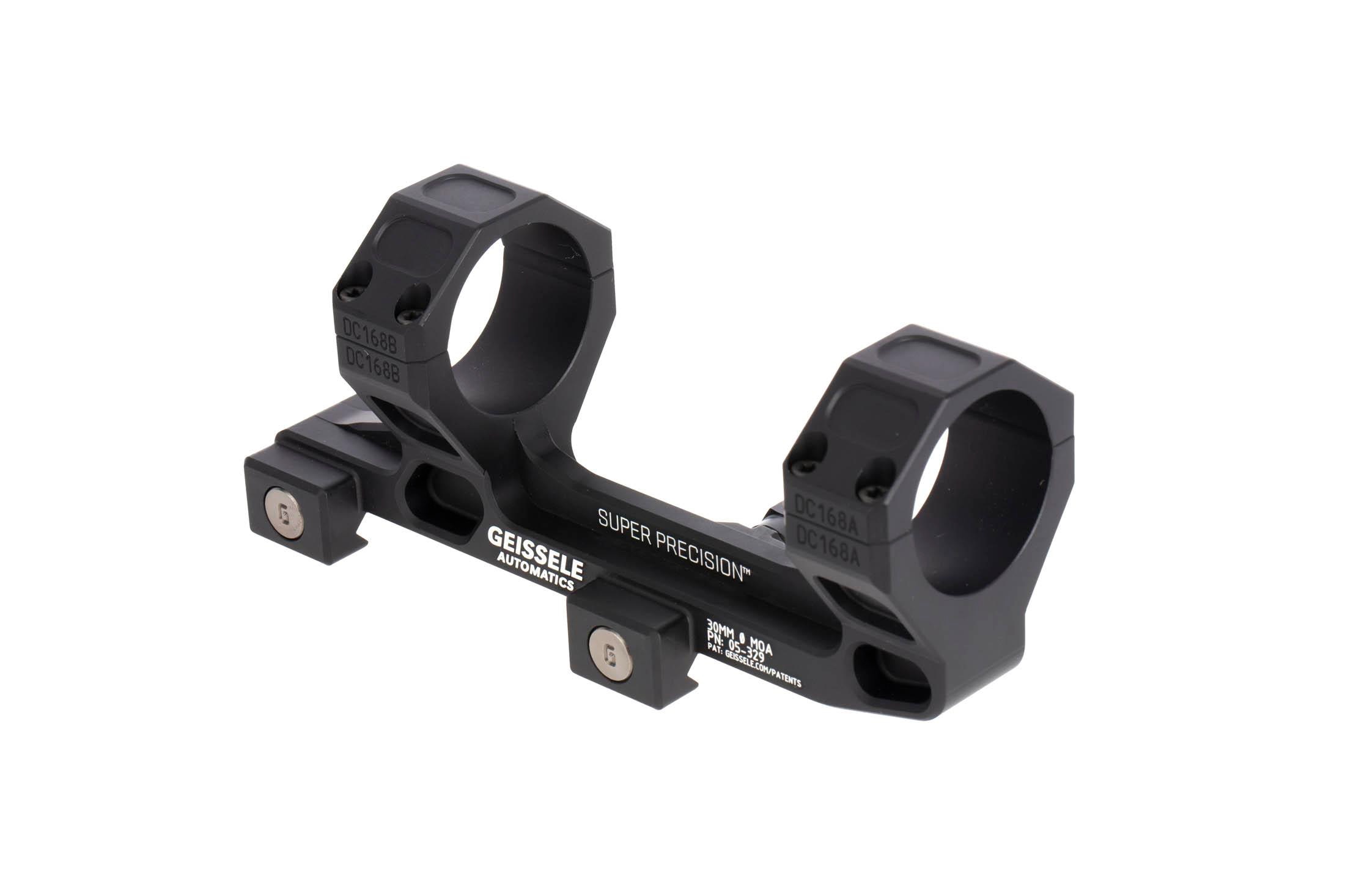 Geissele Automatics Super Precision Mount 30mm fits Vortex 1-6X Scopes Black Color Anodized Finish