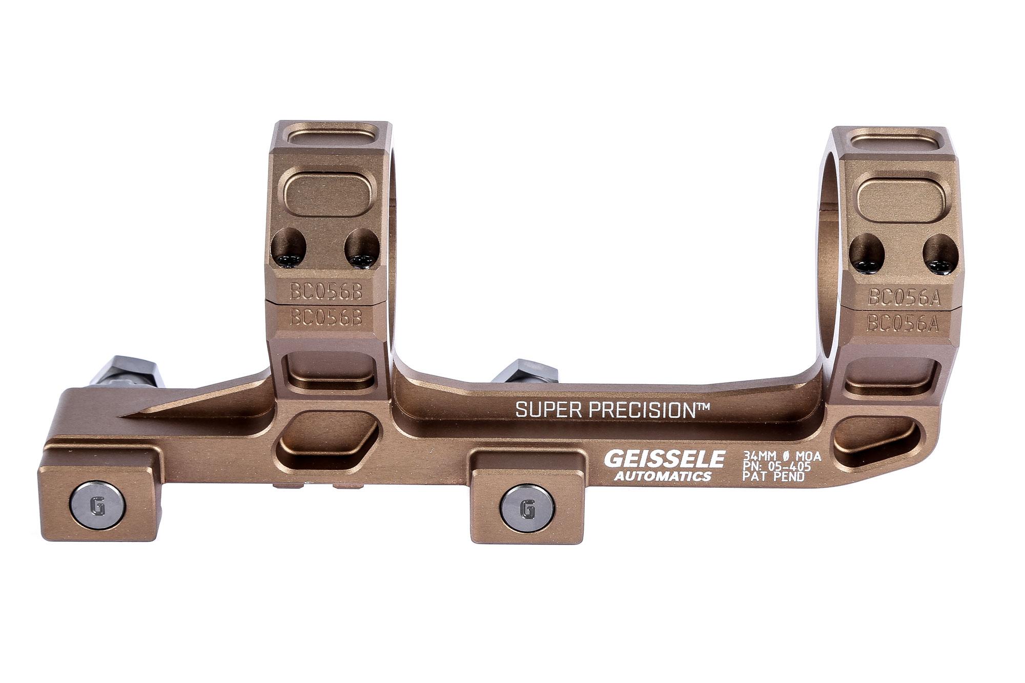 Geissele Super Precision Extended Mount 34mm, Desert Dirt - 05405S