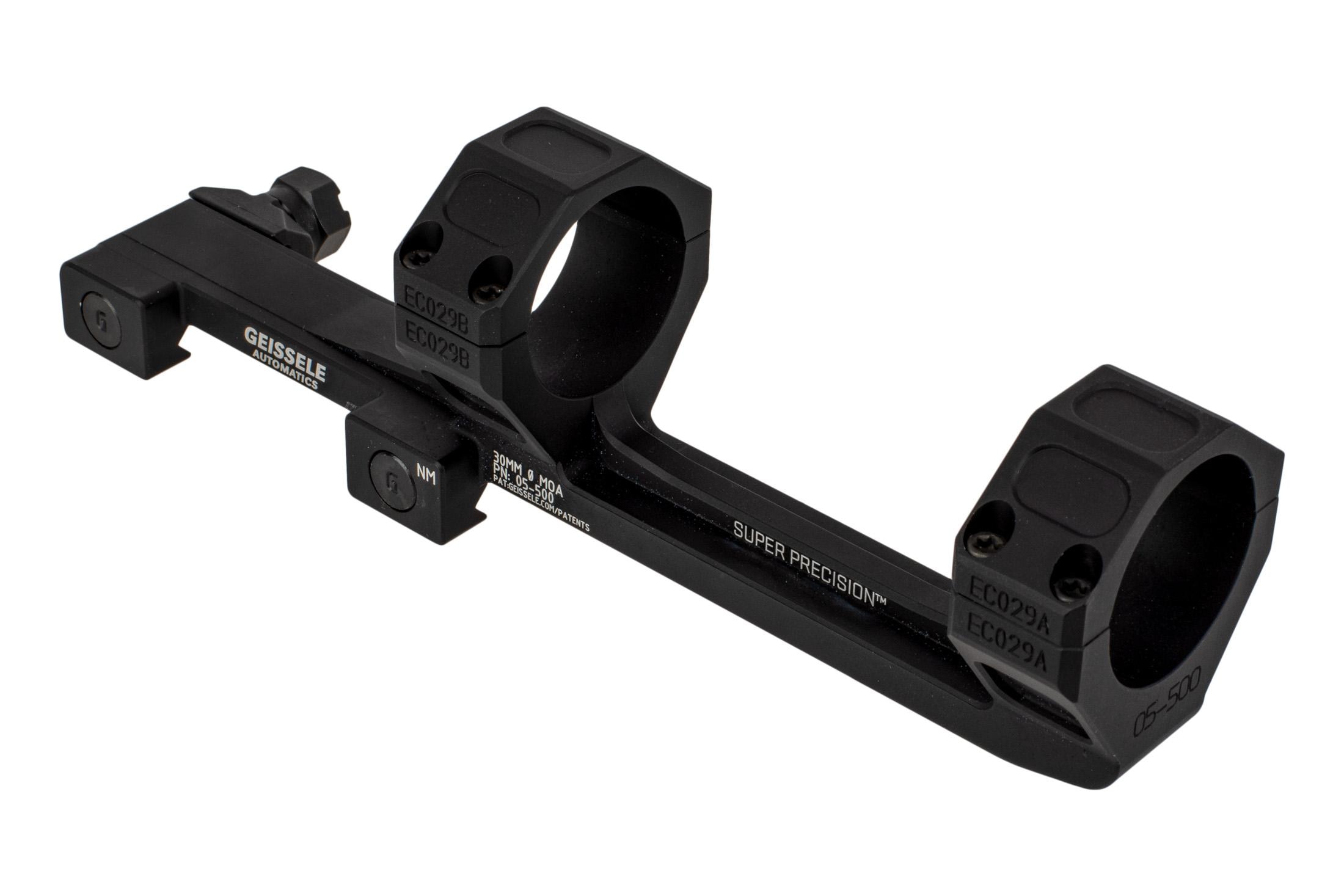 Geissele Automatics Super Precision High Power National Match Long 30mm Scope Mount - Black
