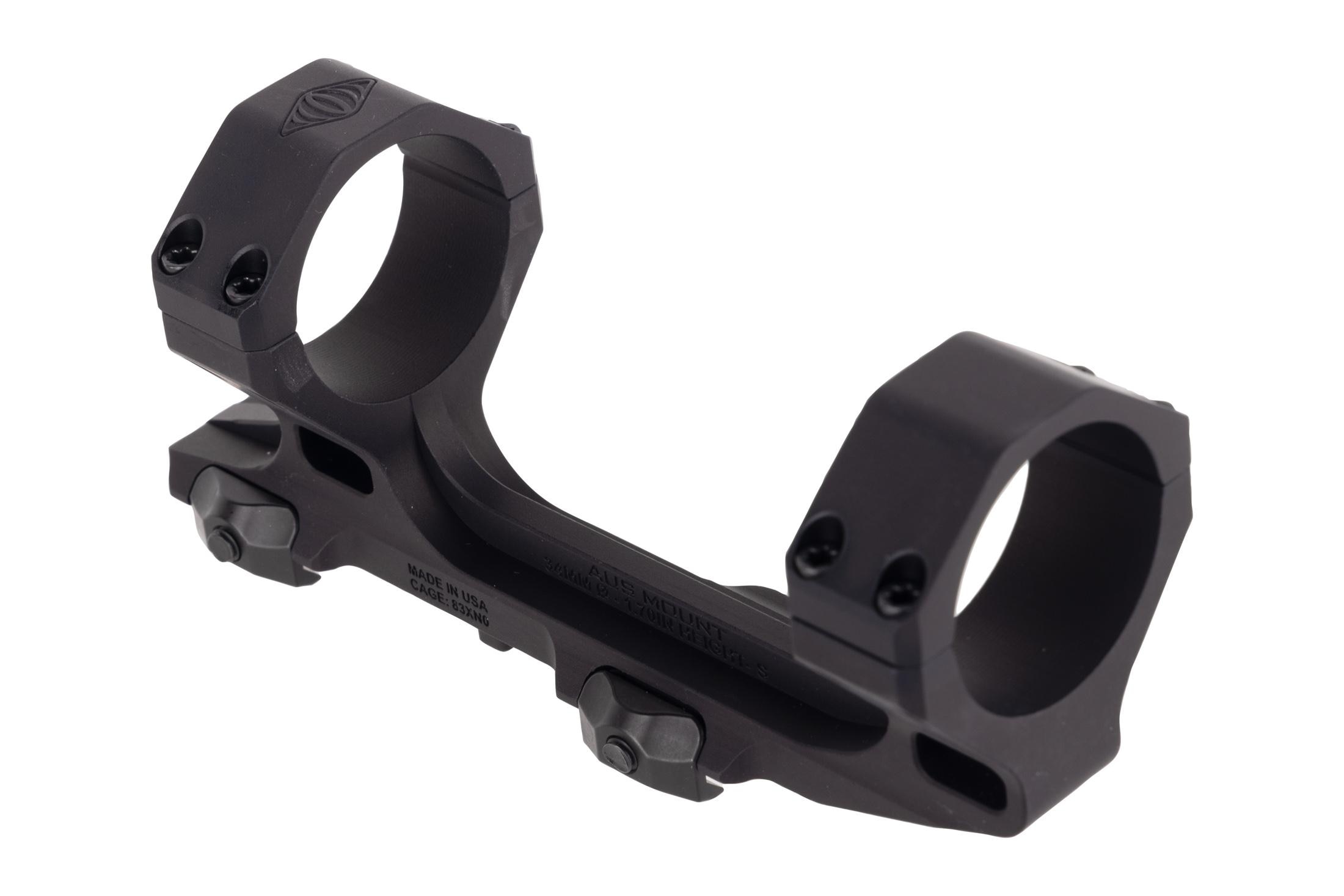 Reptilia LLC AUS 1-Piece Scope Mount 34mm Tube 1.70" - Durable Mil-Std 1913 Picatinny Rail Mount - 100-240