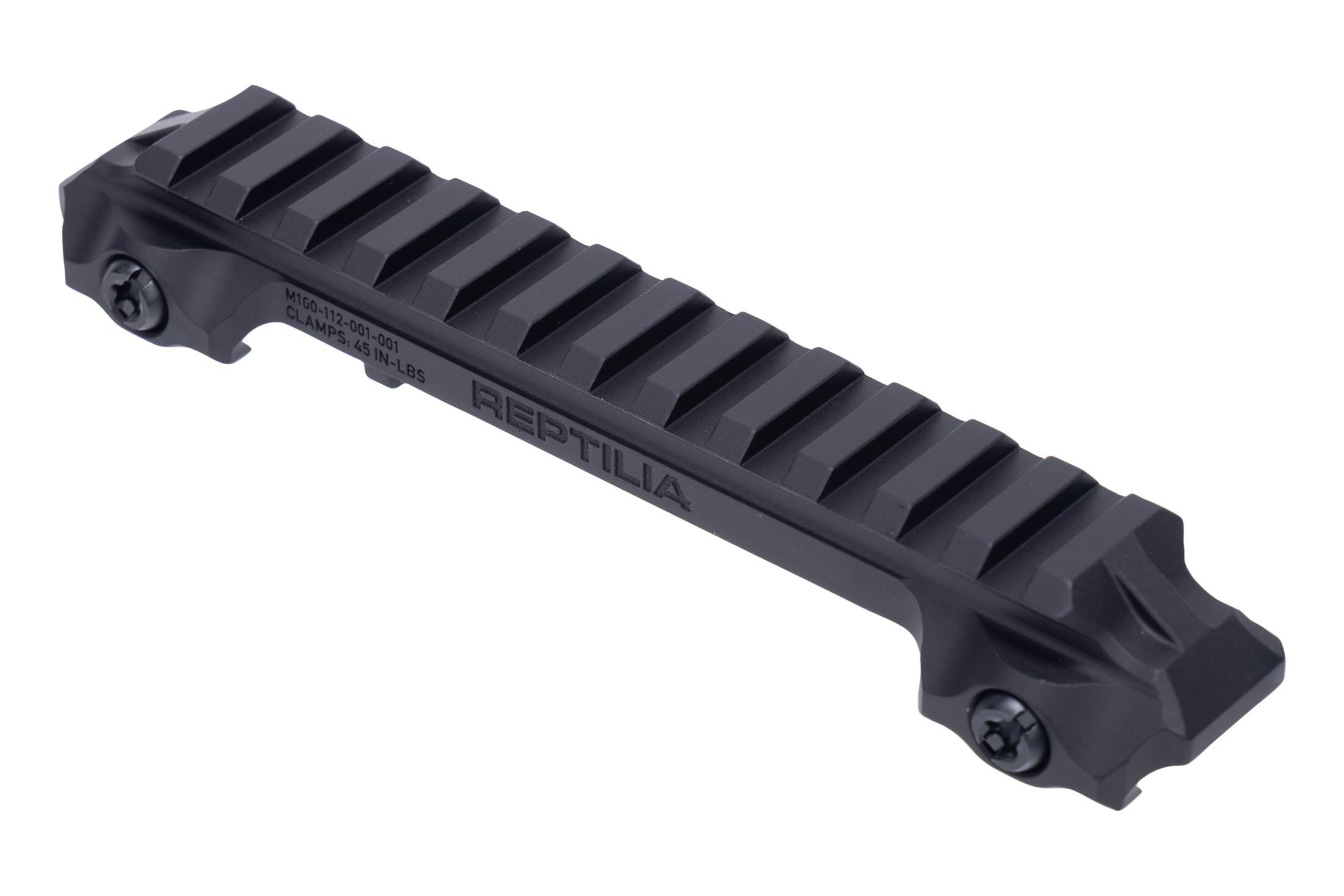 Reptilia LLC RMU 12-Slot Riser Mount 0.63" Mil-Std 1913 Picatinny Rail - Versatile Riser Solution - 100-269