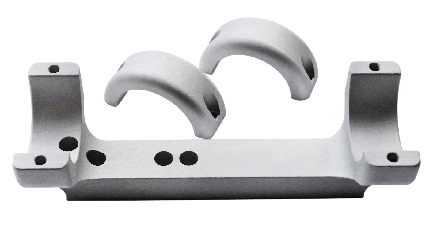 DNZ Game Reaper 1" Scope Mount for T/C Encore/Omega - Medium - Silver