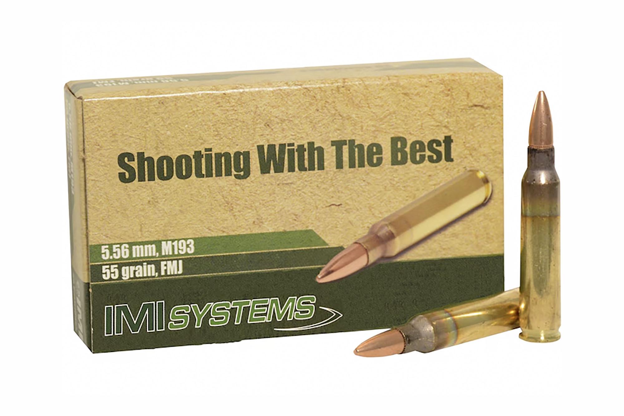 IMI Systems IMI M193 5.56 NATO 55gr FMJ - Box of 30