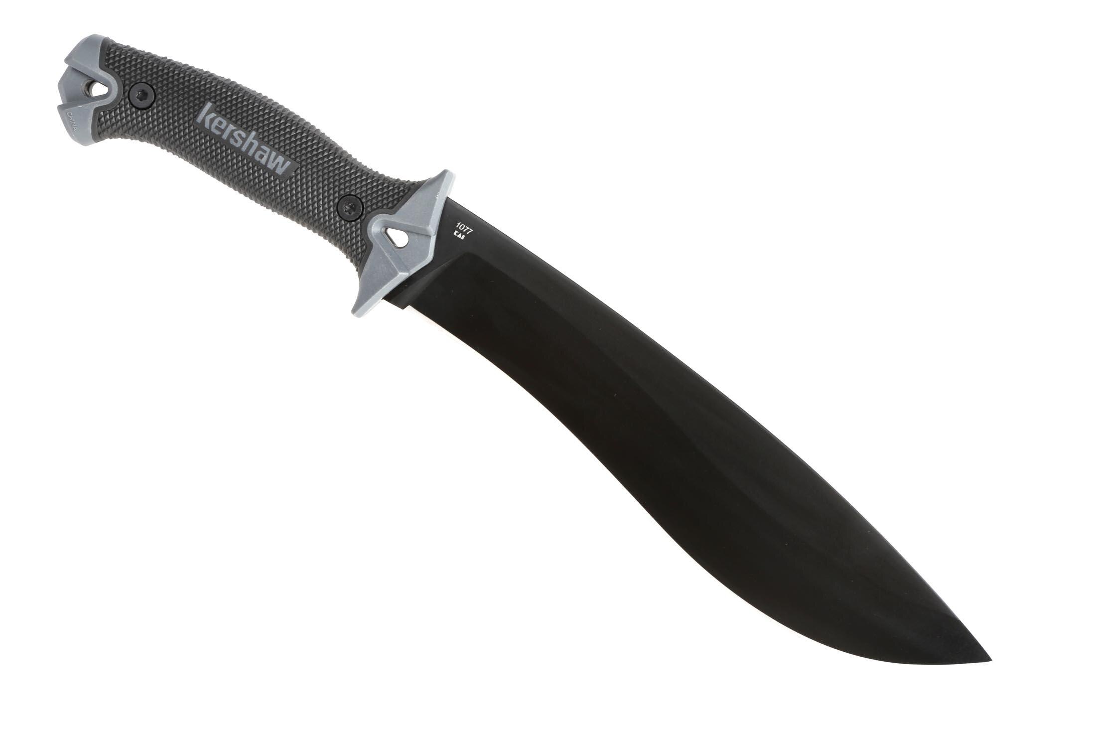 Kershaw Knives Camp 10 Machete Fixed Kukri Blade Full Tang 1077