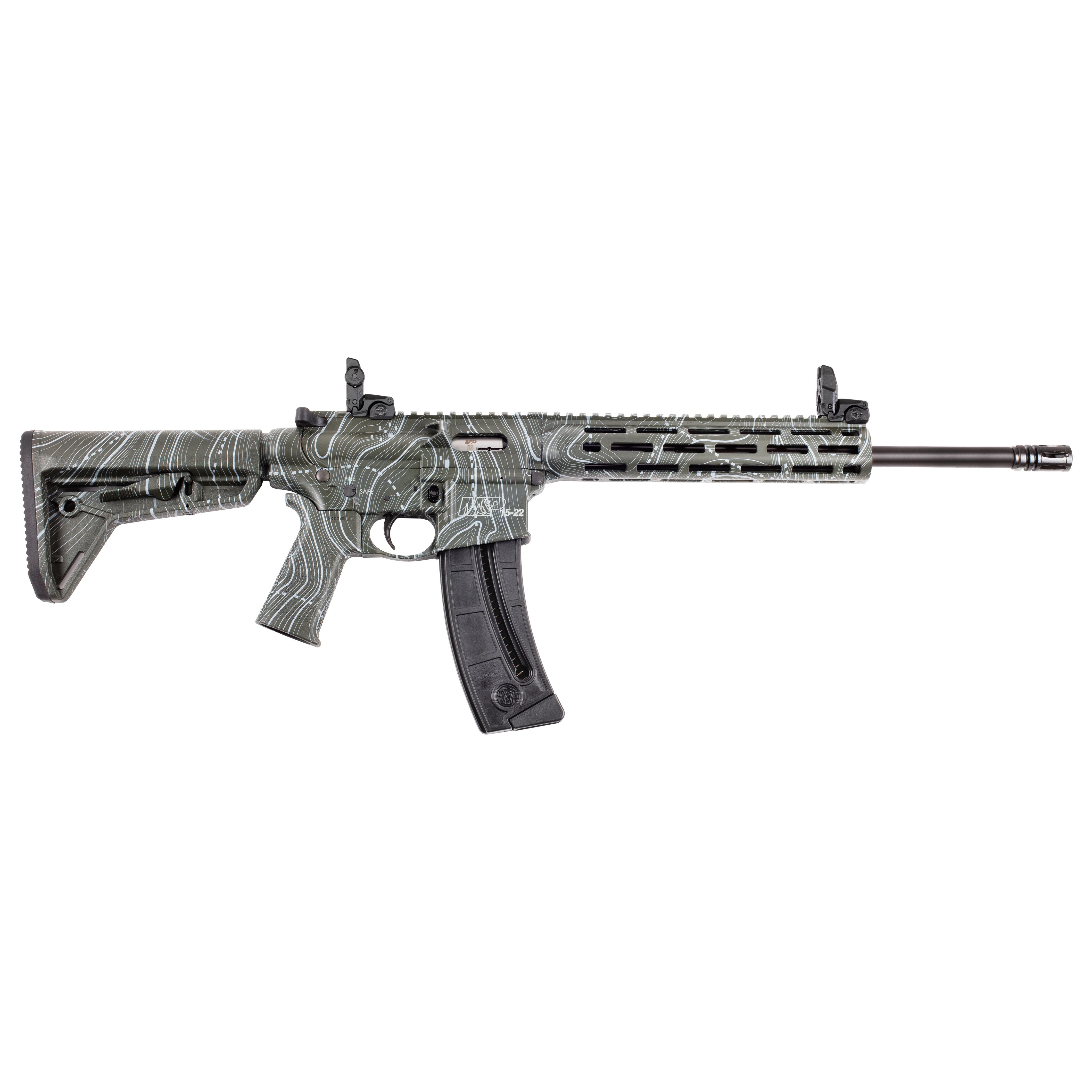 Smith & Wesson M&P15-22 Sport .22 LR AR-15 Rifle - 16.5" - Olive Drab Green - 1x 25rd Mag