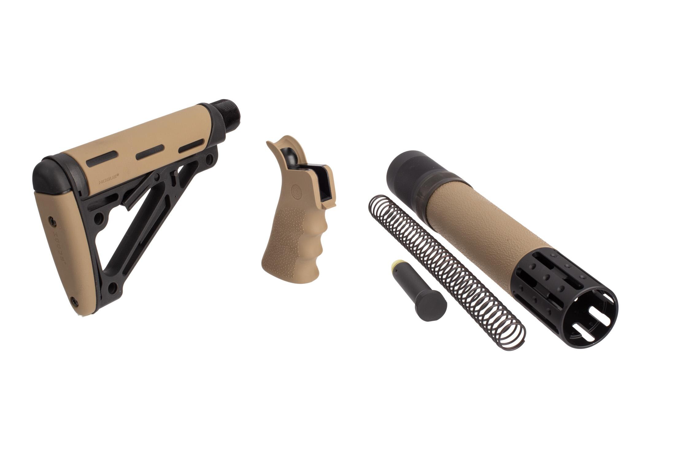 Hogue AR15 Kit Finger Groove Beavertail Grip Rifle Length Forend with