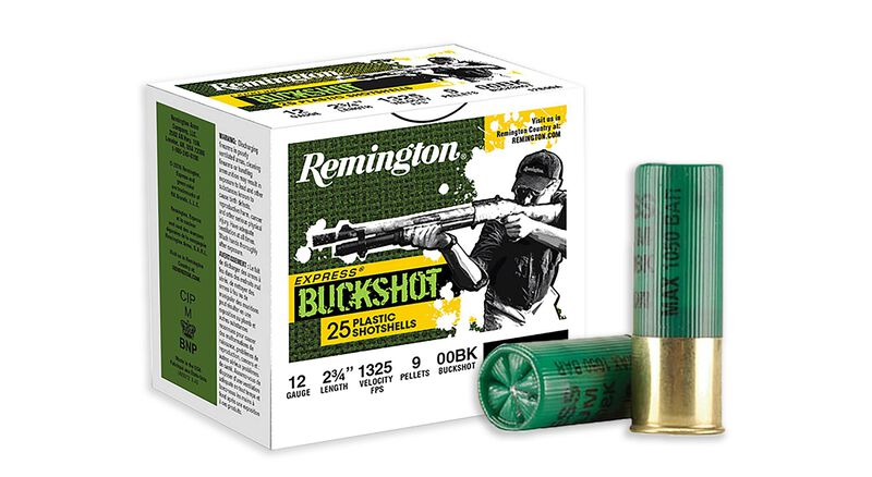 Remington Remington Express 12 GA 2.75" 9 Pellet 00 Buckshot Ammo - Box of 25