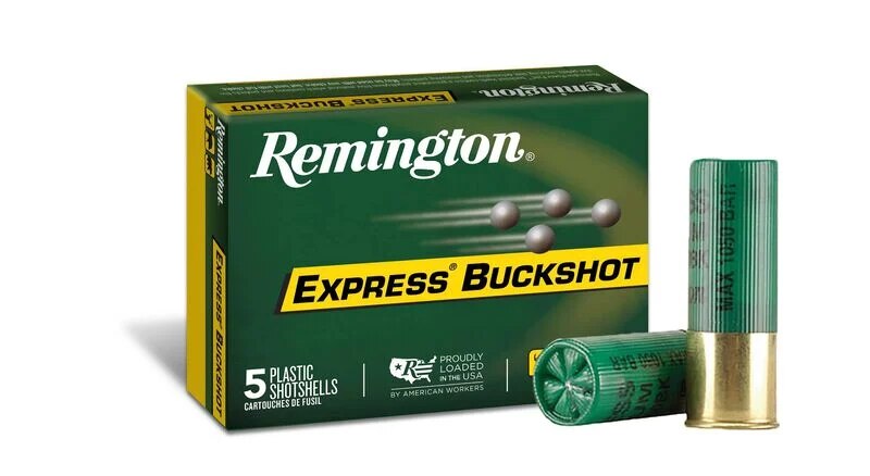 Remington Remington Express Magnum 12 GA 2.75" 00 Buckshot Ammo - Box of 5