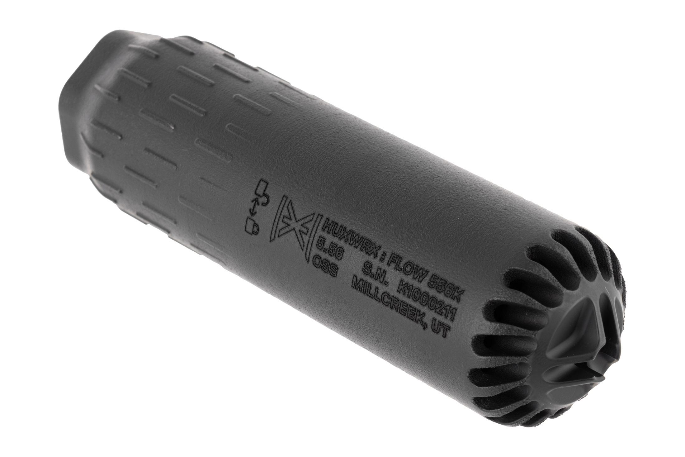 HUXWRX FLOW 556K Suppressor with QD 1/2x28 Flash Hider - Black