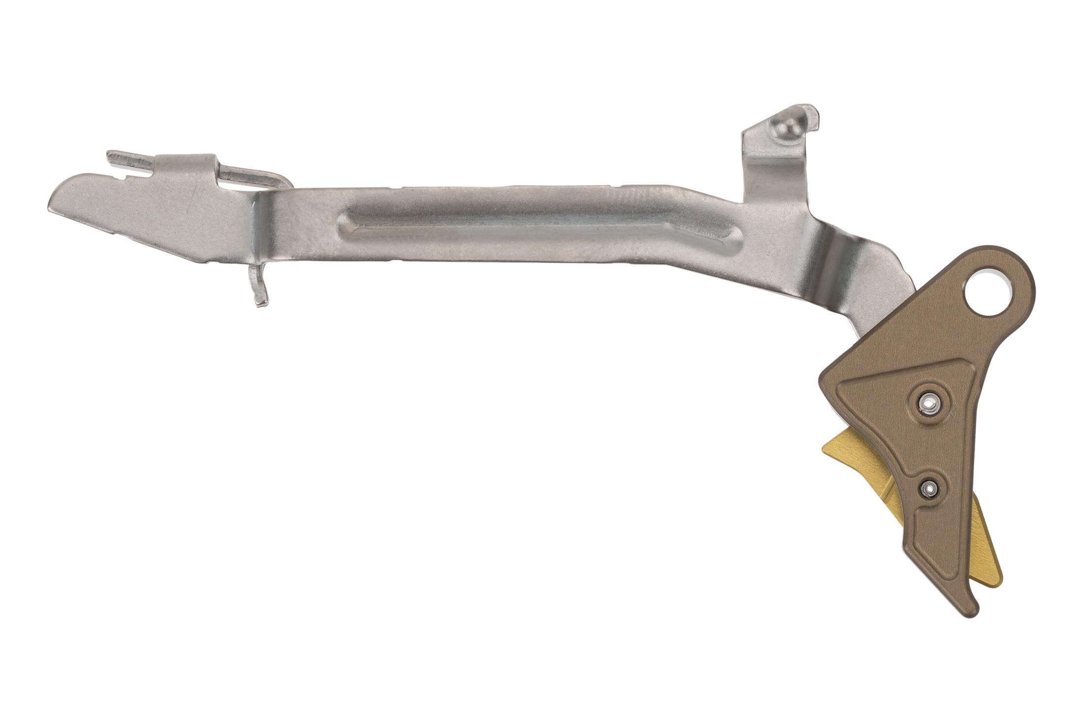 Overwatch Precision Overwatch Precision Glock 45/10 Large Frame TAC Trigger - FDE/Gold