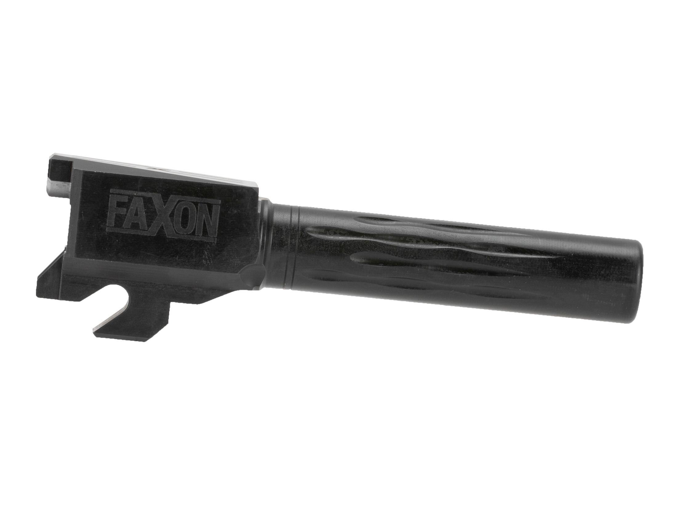 Faxon Firearms Sig P320 Compact Flame Fluted Barrel Nitride 320B910NCLOQN