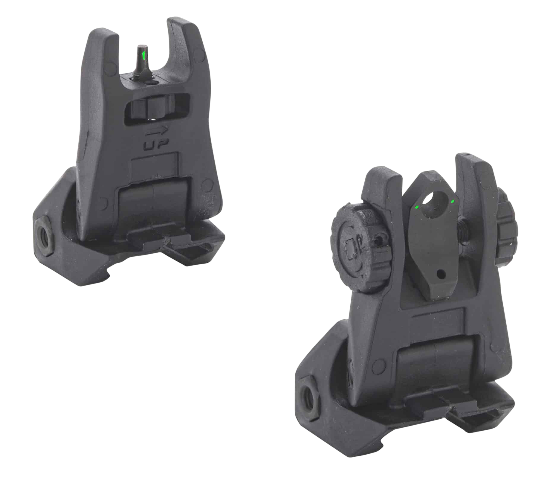 Meprolight FUBS Tritium Front And Rear Back Up Sights, Black - 404100