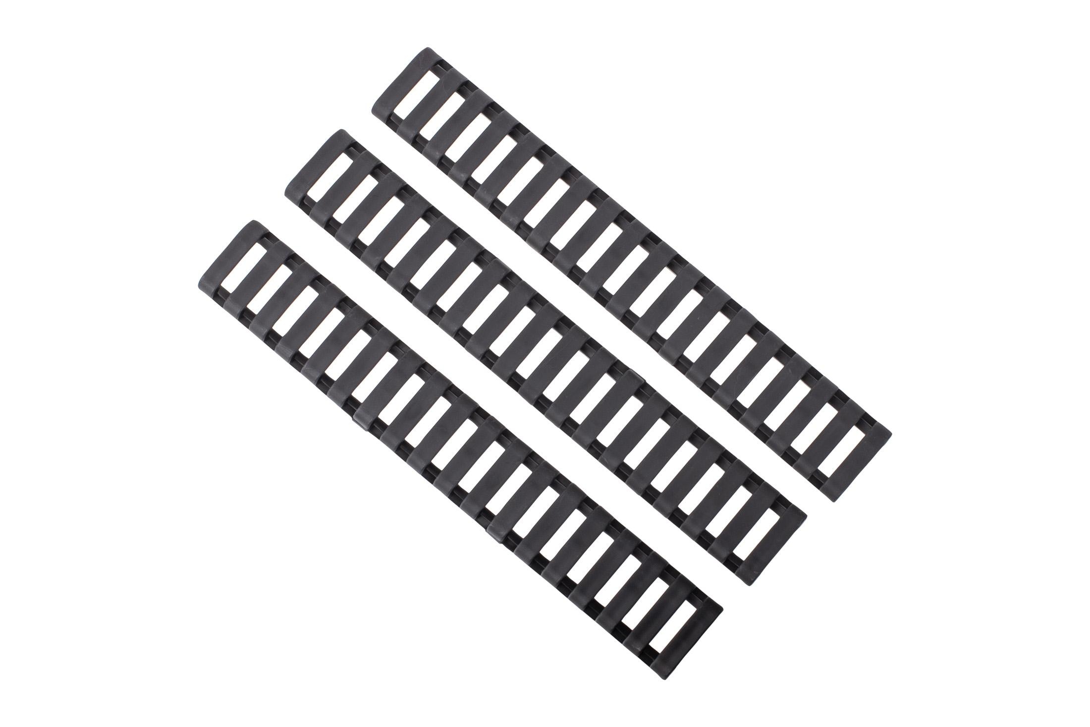 ERGO 18-Slot Ladder LowPro Rail Cover 3 Pack - 4373-3PK-BK