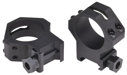 Weaver 30mm High Aircraft Grade Aluminum 4-Hole Skeleton Ring, Matte Black - 48366