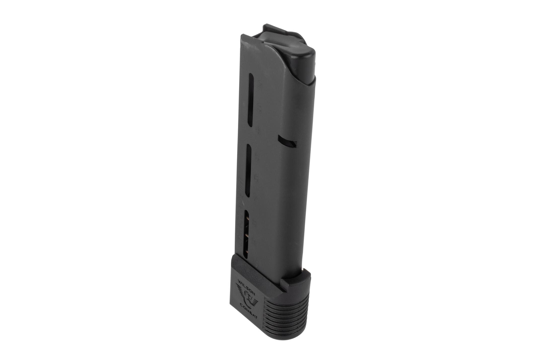 Wilson Combat Wilson Combat Magazine 10 Round .45 ACP 1911 Elite Tactical Magazine - Full-Size - Wrap Around Base Pad - Black