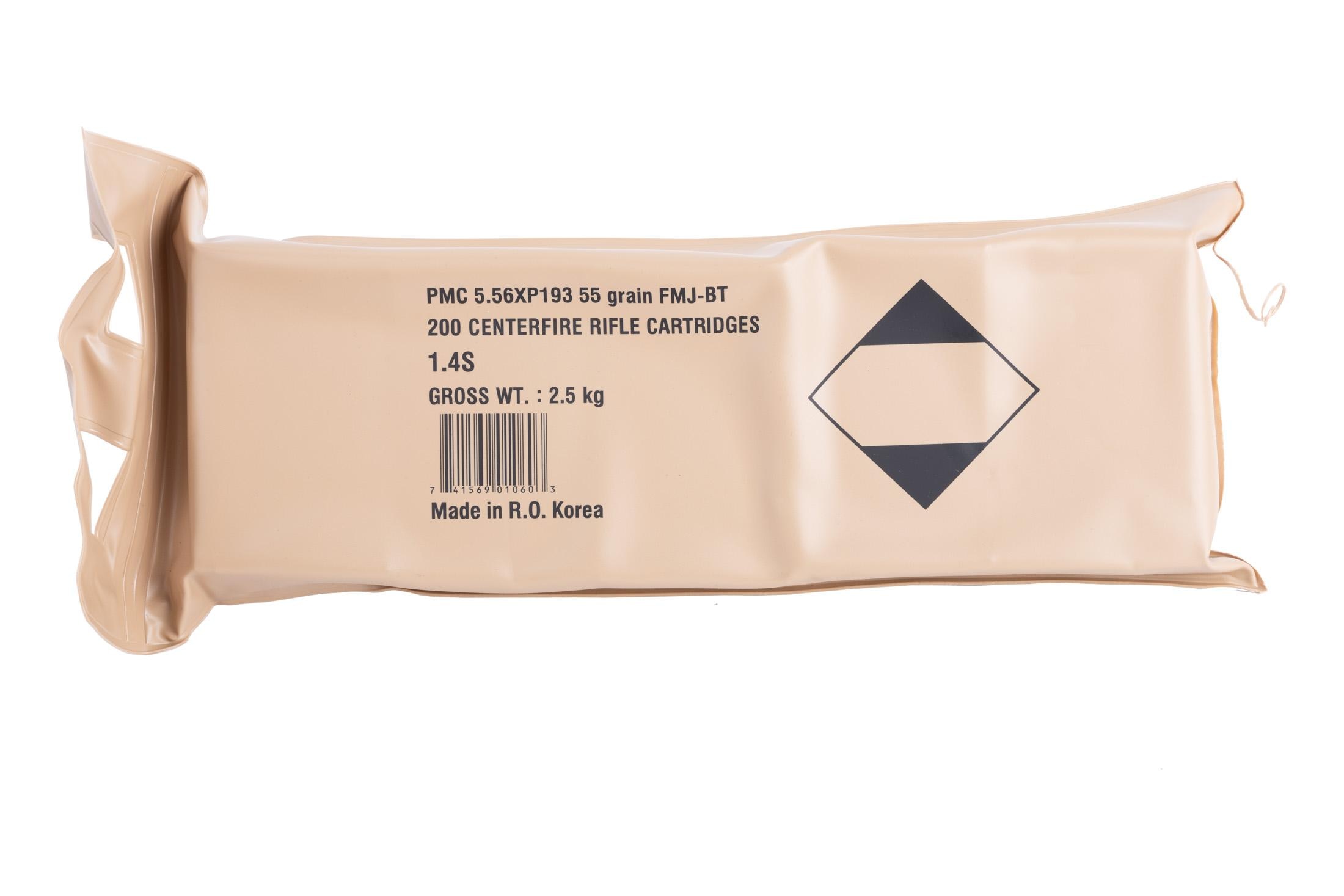 PMC Ammunition X-TAC 5.56 NATO 55gr FMJ BT - Case of 200