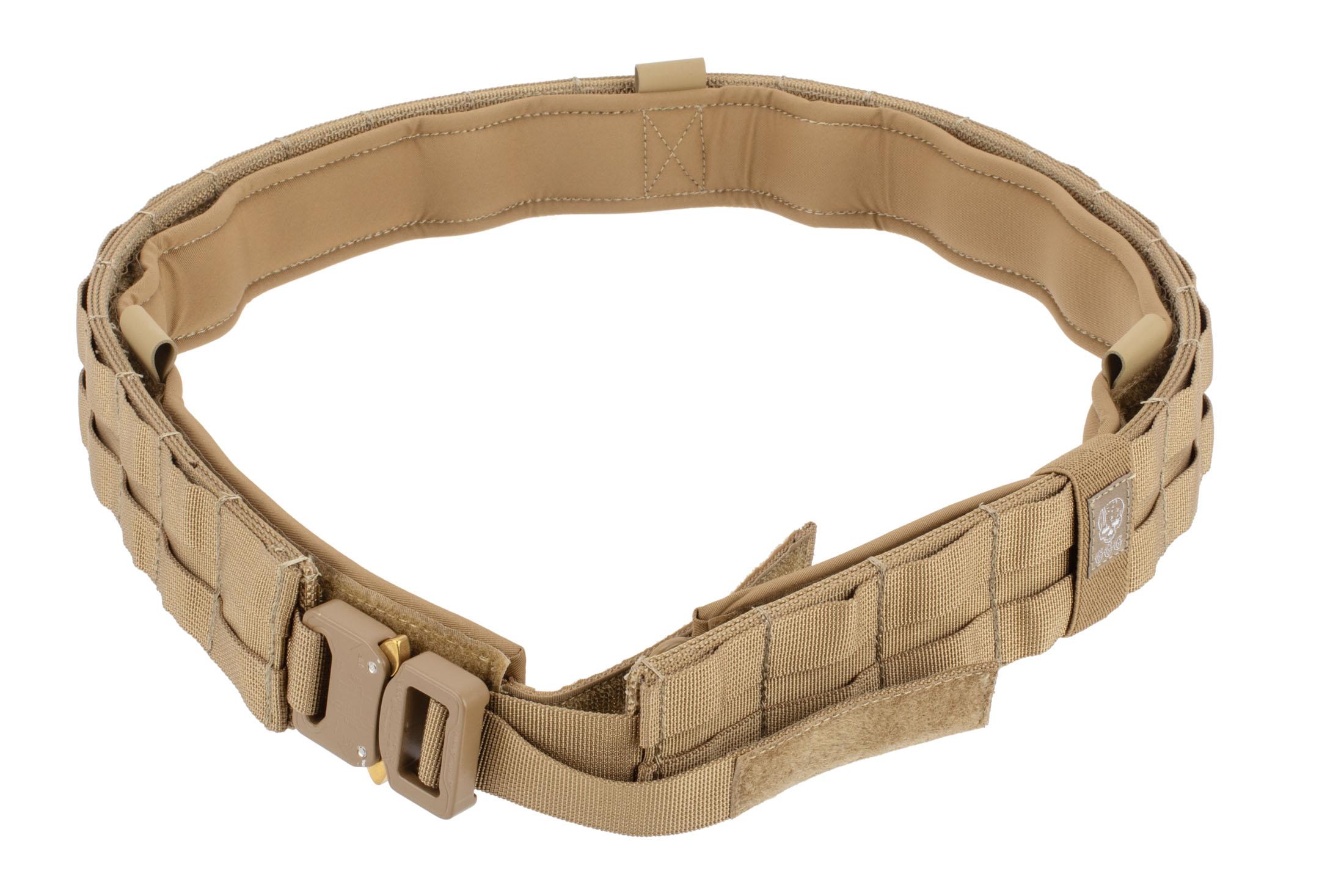 Grey Ghost Gear UGF Battle Belt Large with Padded Inner Coyote Brown 701314