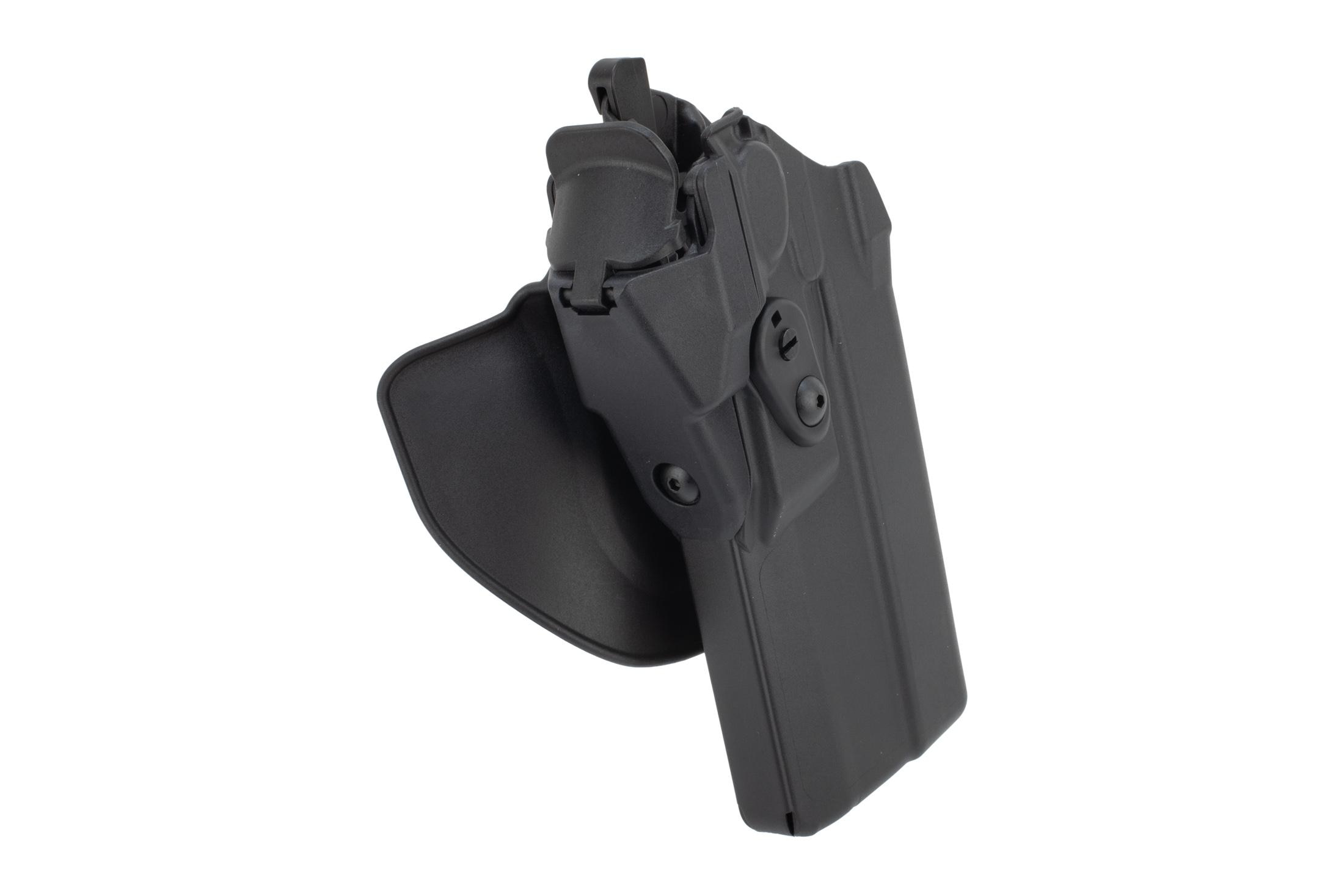 Safariland Safariland 7378RDS 7TS ALS Level I Concealment Paddle/Belt Holster for GLOCK 17 GEN5 with RDS/TLR-1 - Plain Black - Left Hand