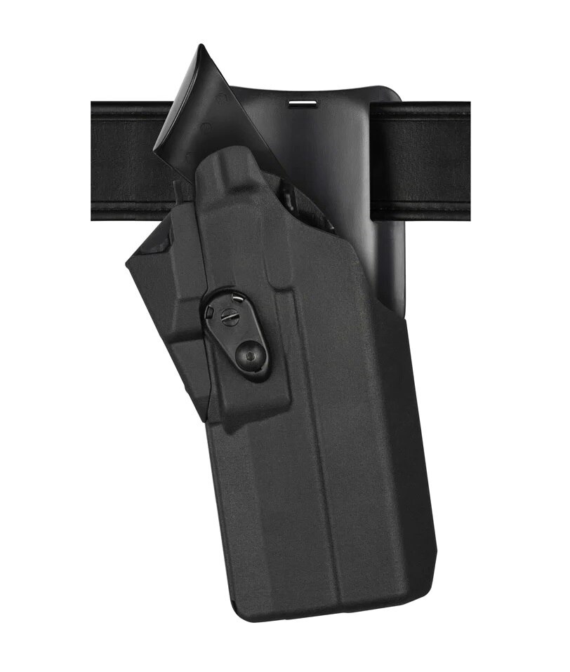 Safariland Safariland 7390RDS ALS Mid-Ride Level I Duty Holster for GLOCK 19 with RDS/TLR-7 - Plain Black - Left Hand