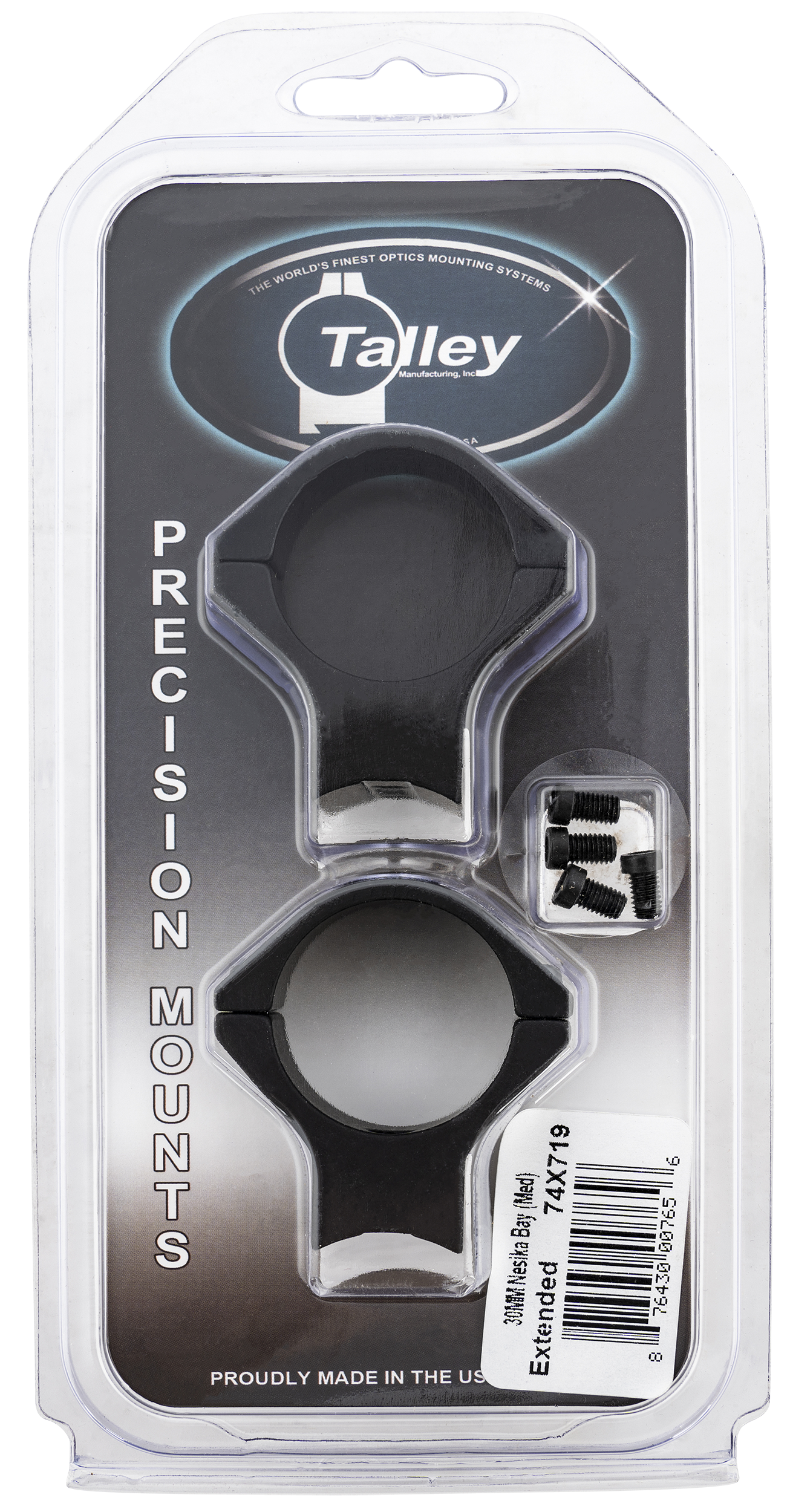 Talley Extended Medium Scope Mount 30mm Tube 0.50" - 74X719