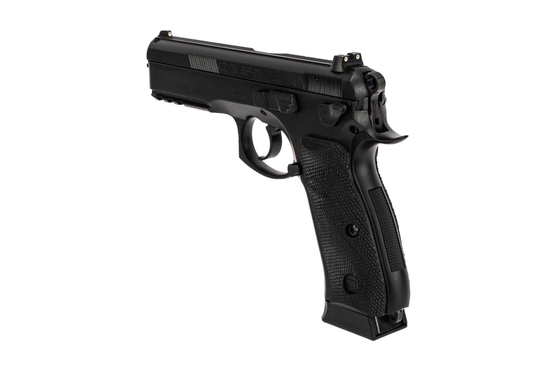 CZ 75 SP01 Tactical Full Size 9mm Pistol 18 Round Decocker 91153