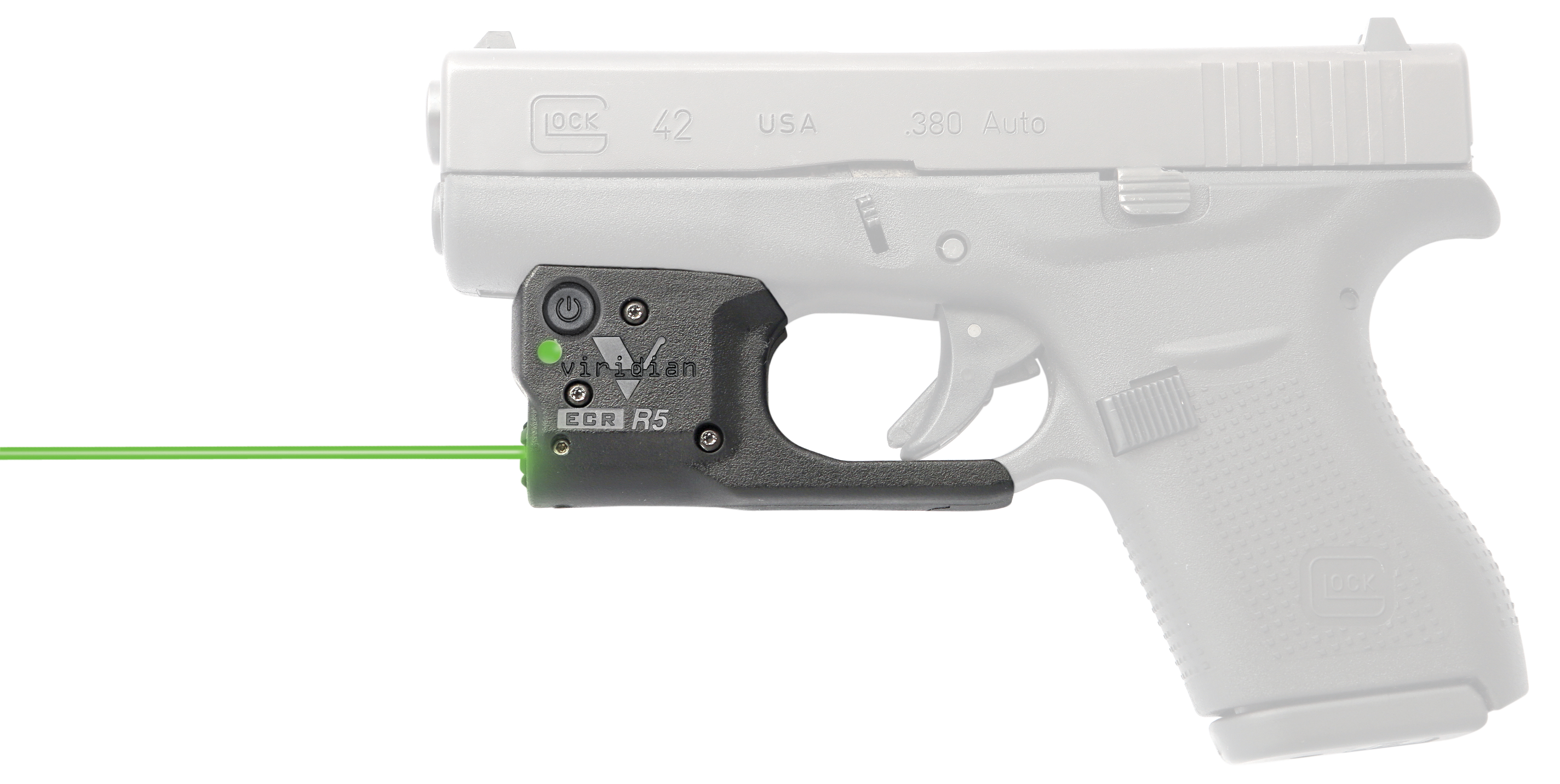Viridian Viridian Reactor R5 Gen 2 Green Laser With Holster - Glock 42