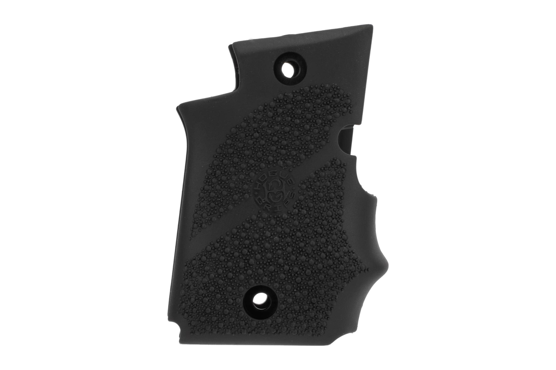 Hogue Sig Sauer P238 Rubber Grips With Finger Grooves - Black (38000) - .380 ACP