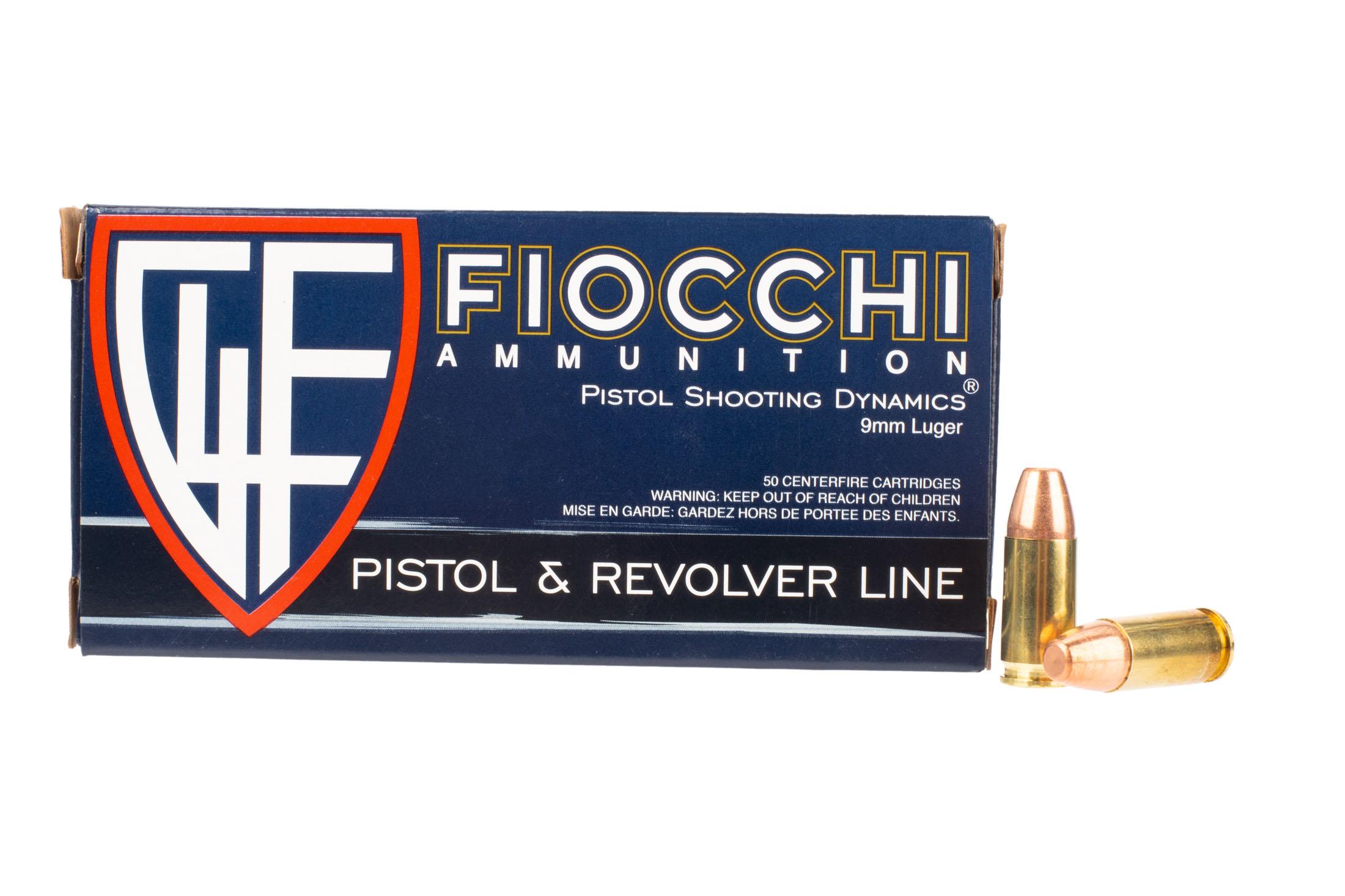 Fiocchi Shooting Dynamics 9mm Luger Ammo 147 Grain FMJ