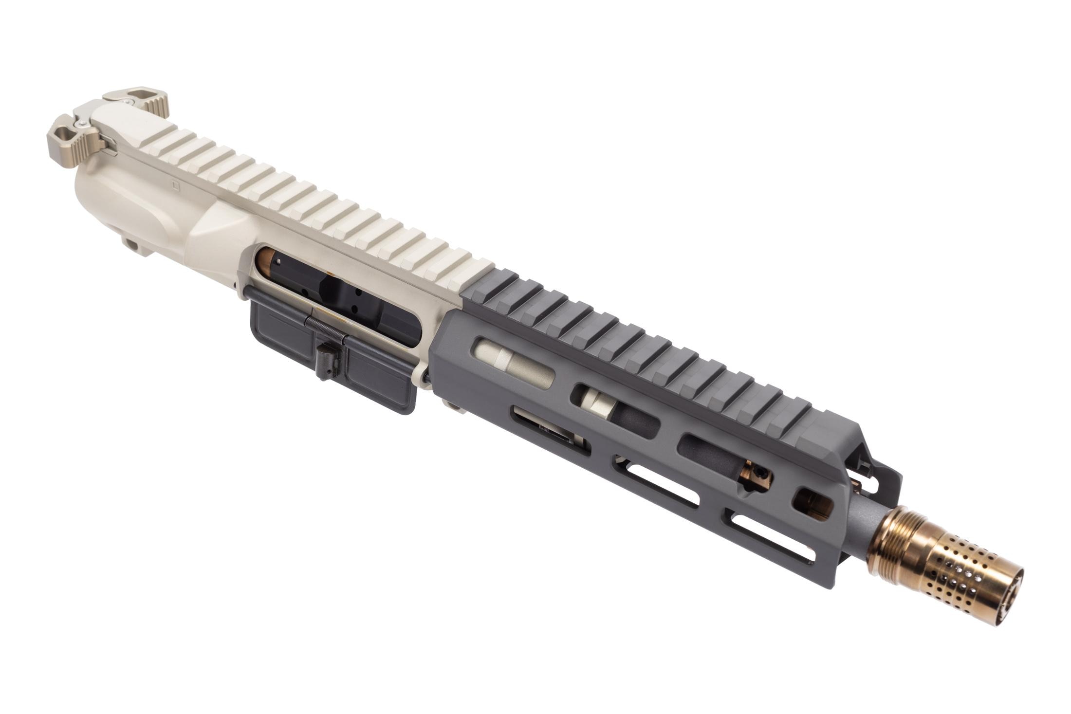 Q Sugar Weasel Complete AR-15 Upper Receiver - 300 Blackout - 7" - Tan