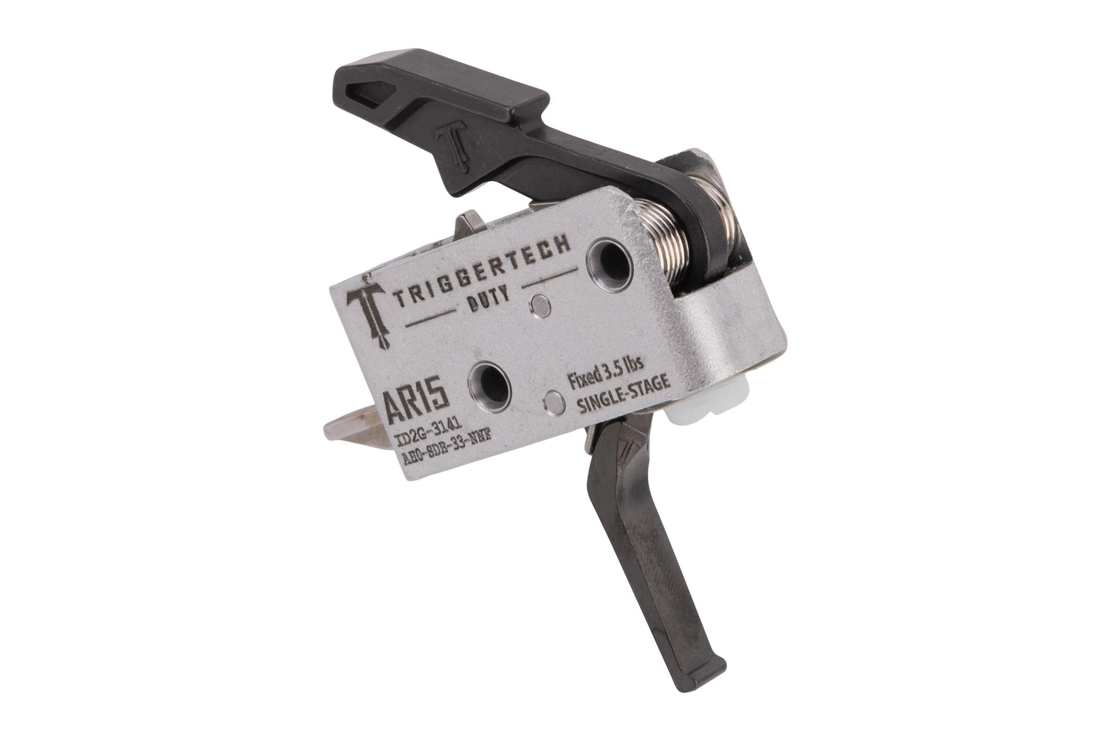 TriggerTech AH0SDB33NNight Fision Duty Flat Trigger Single-Stage 3.50 lbs Draw Weight Fits AR-15