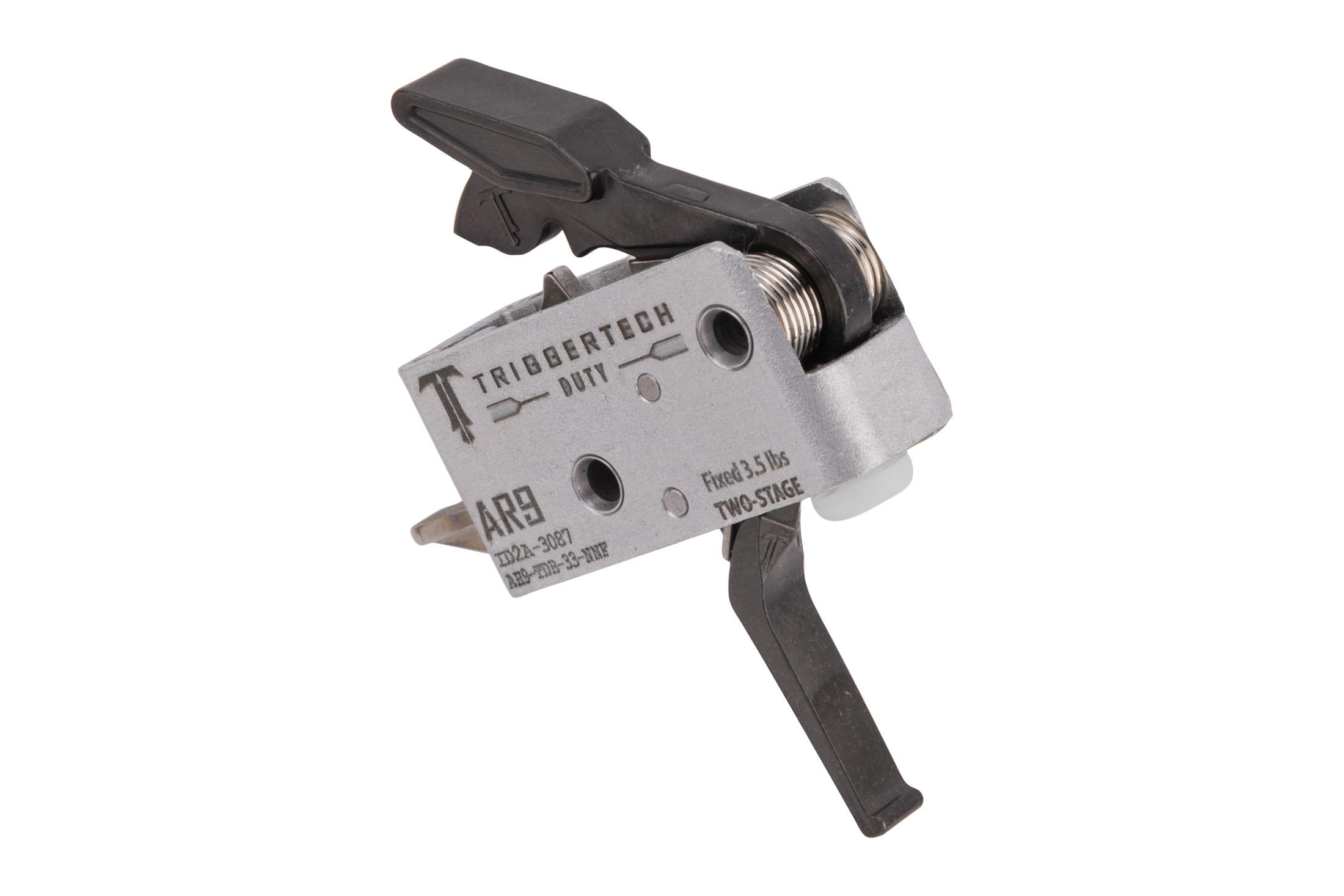 TriggerTech Duty Flat AR9 Trigger - AH9-TDB-33-NNF