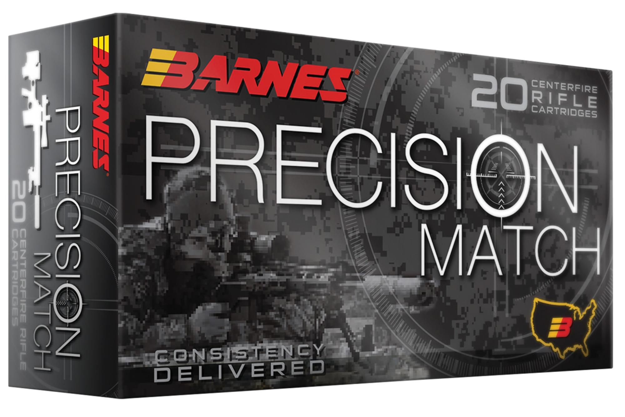 Barnes Barnes PRECISION MATCH 223 Rem 55gr Match Burner OTM BT - Box of 20