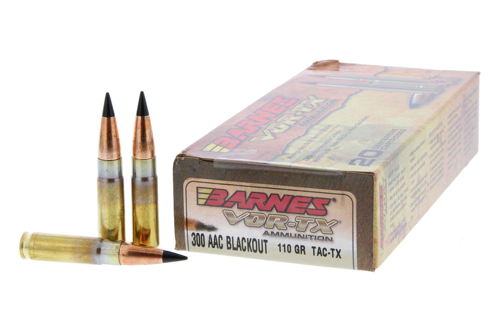 Barnes Barnes VOR-TX 300 Blackout 110gr TAC-TX FB - Box of 20