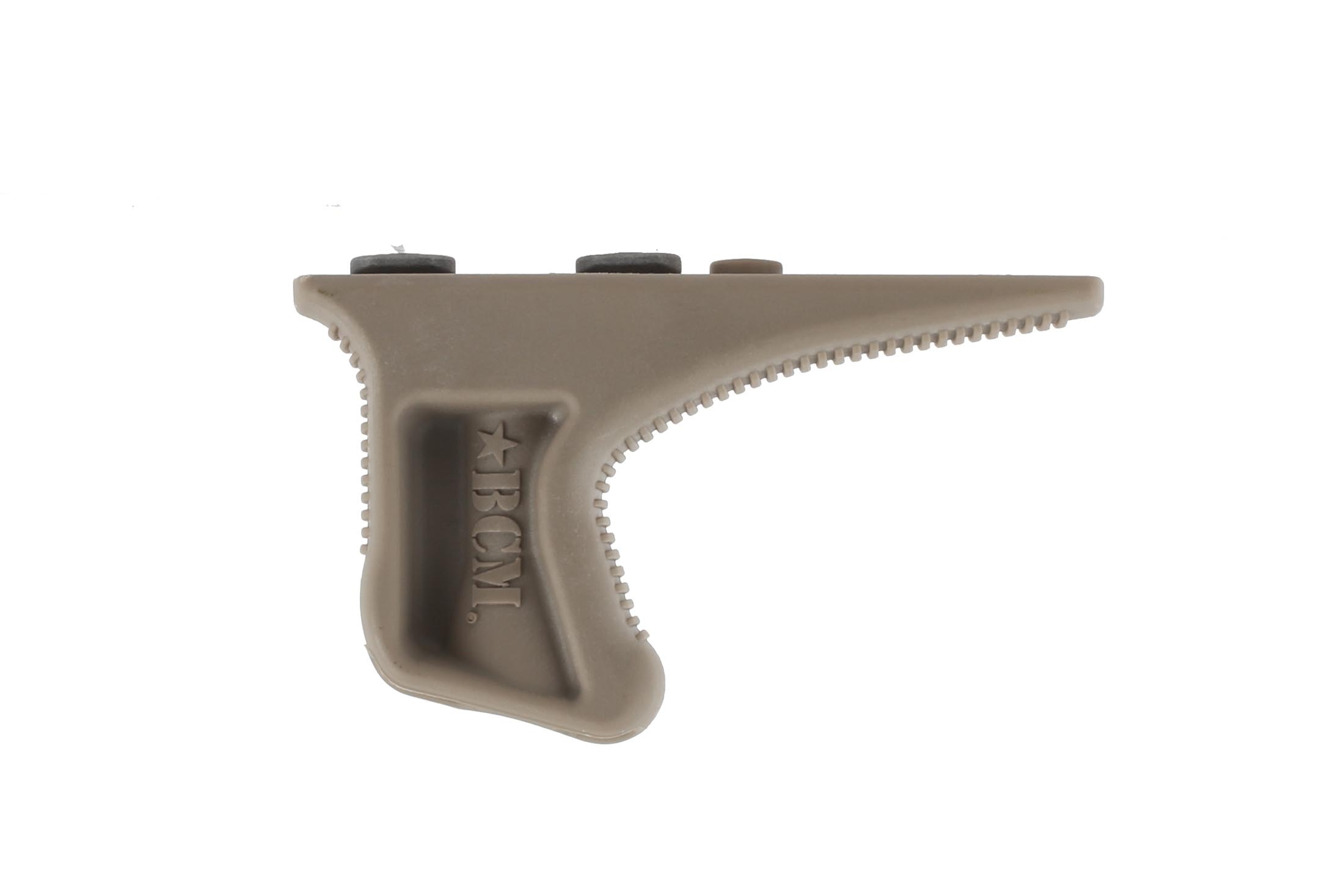 Bravo Company Mfg Angled Grip for AR-15 Rifle, Flat Dark Earth - BCM-KAG-KM-FDE