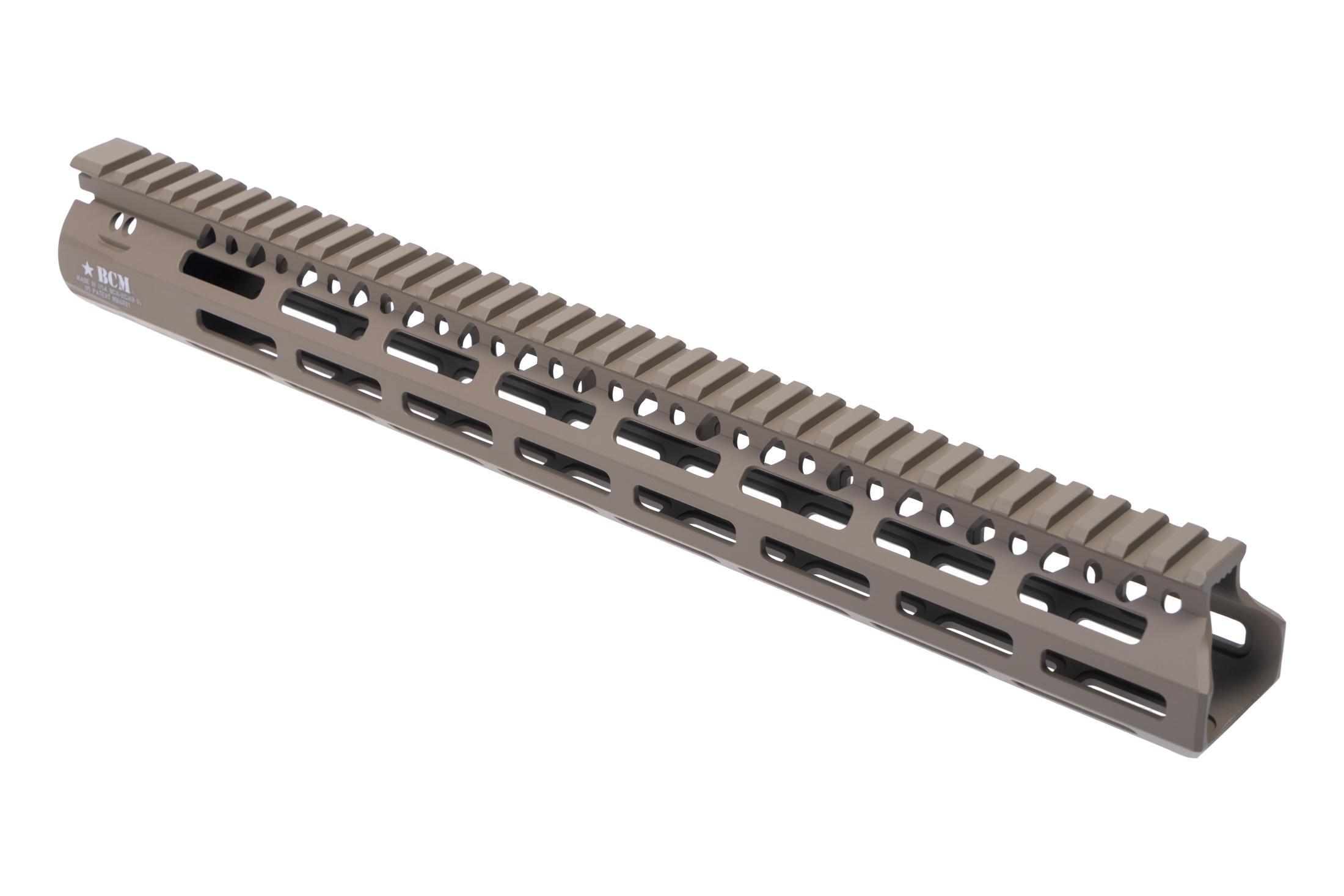 Bravo Company Manufacturing MCMR Modular Rail AR-15 Handguard - FDE - 15"