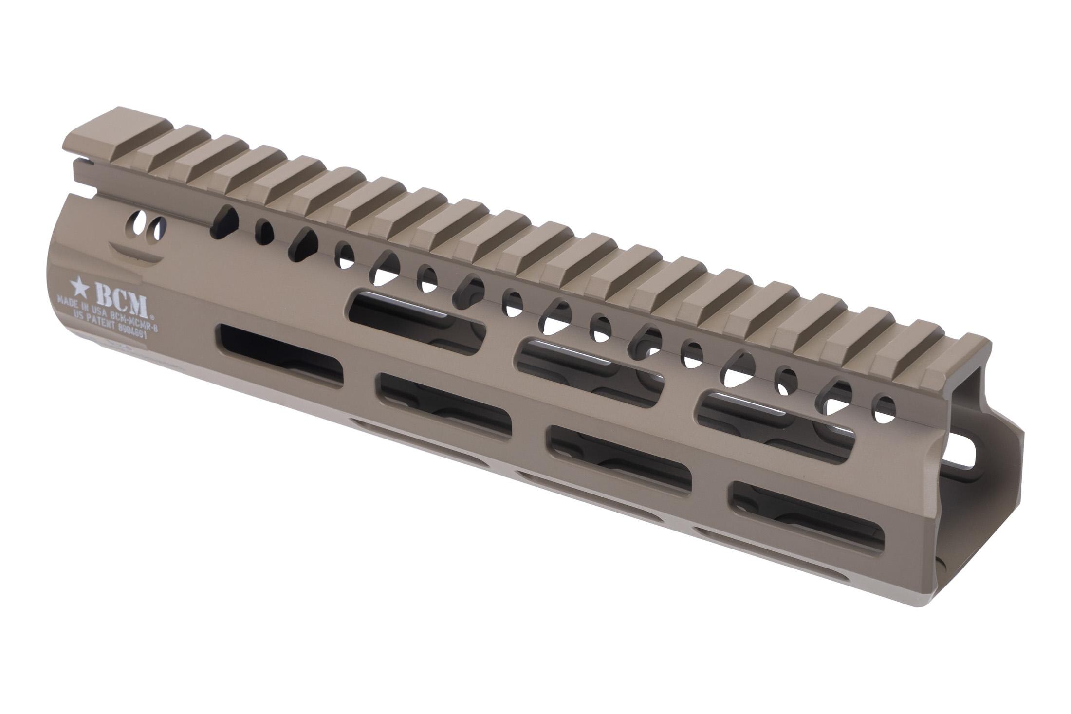 Bravo Company Manufacturing MCMR Modular Rail AR-15 Handguard - FDE - 8"
