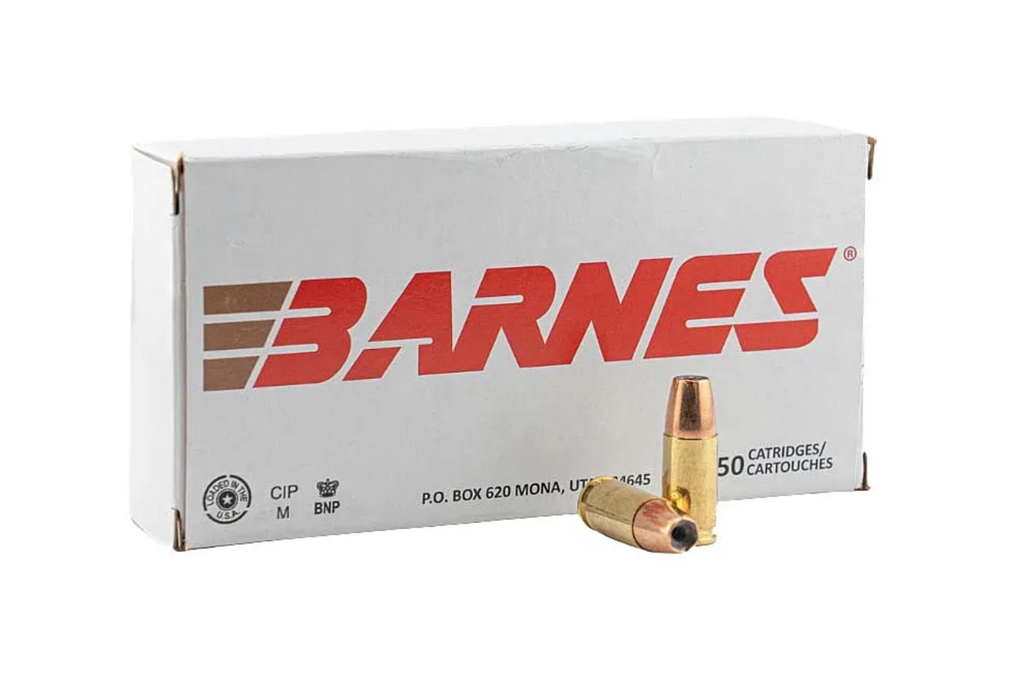 Barnes Barnes Defense 9mm Luger 124gr Sierra JHP - Box of 20