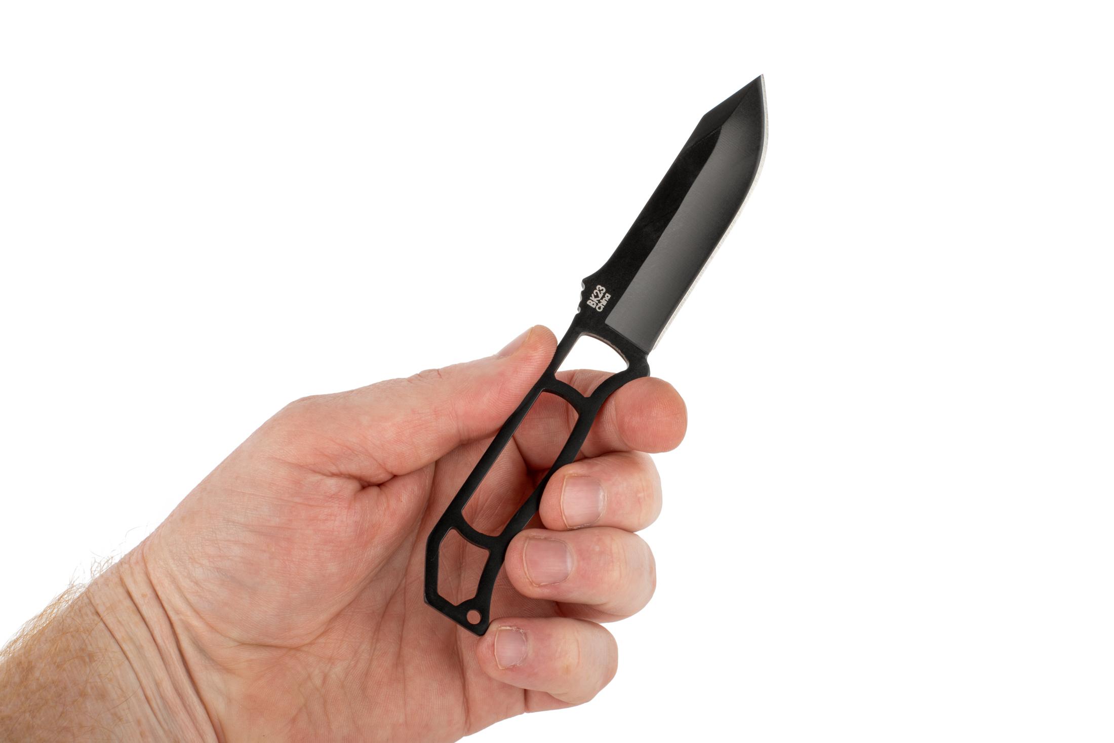 KaBar Becker Skeleton Fixed Blade Knife 3.25" Clip Point Plain Edge BK23BP