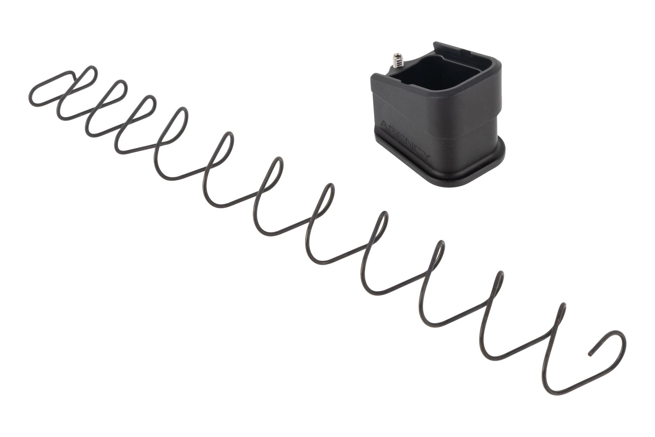 Agency Arms Agency Arms +5 Basepad Fits GLOCK 17 Round Magazine - Black