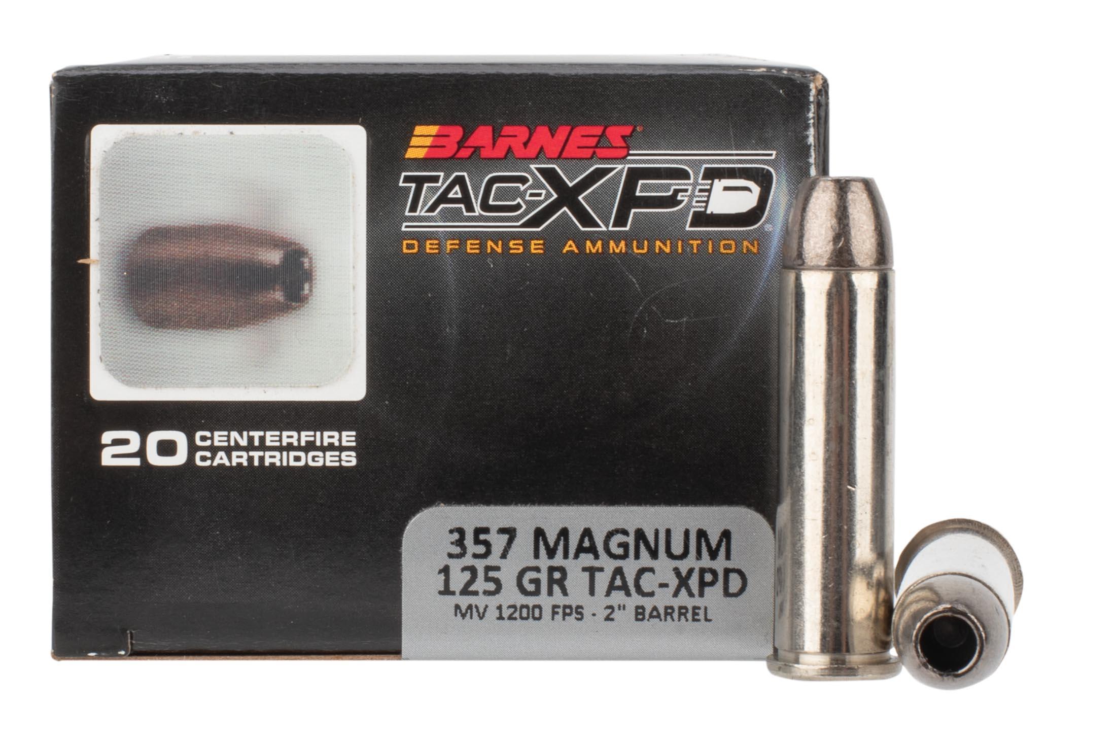 Barnes Barnes TAC-XPD DEFENSE 357 Mag 125gr TAC-XP - Box of 20