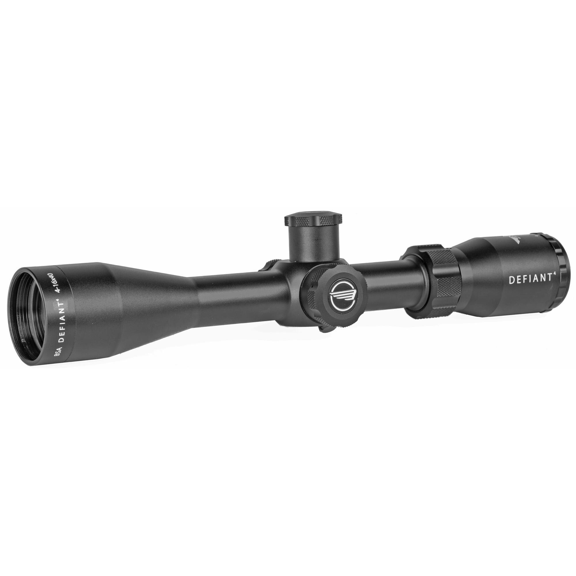 BSA DEFIANT4 4-16x40mm Hunting/Target Rifle Scope - MOA-1014 Reticle