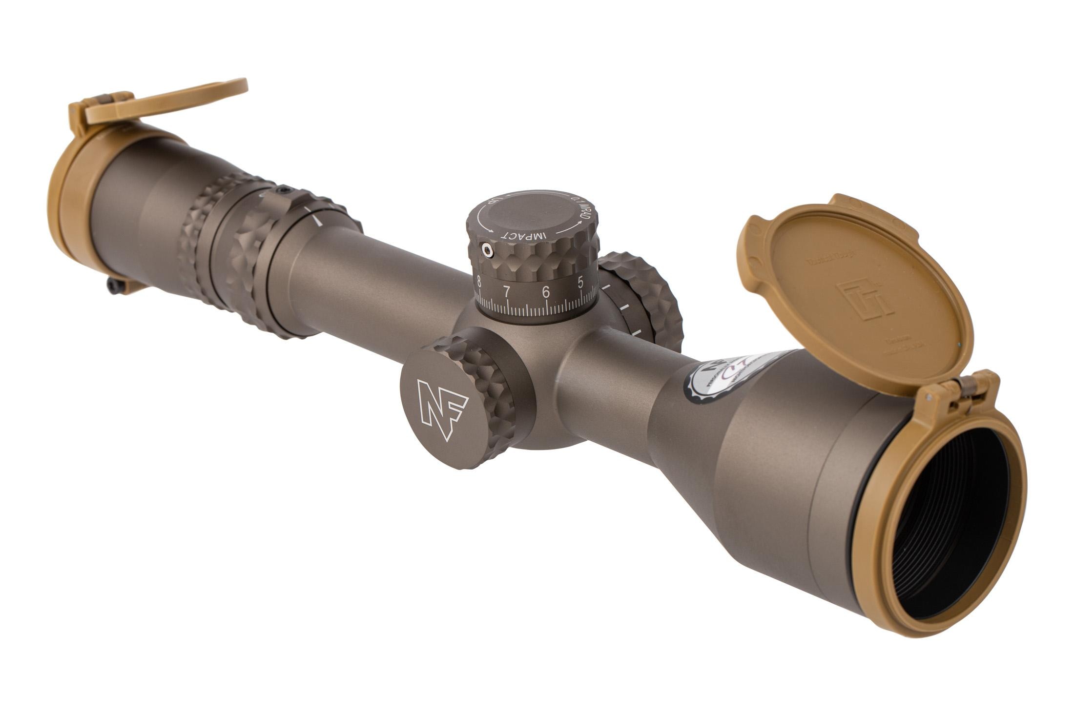 Nightforce NX8 2.5-20x50mm FFP Rifle Scope - Mil-XT Reticle - Dark Earth