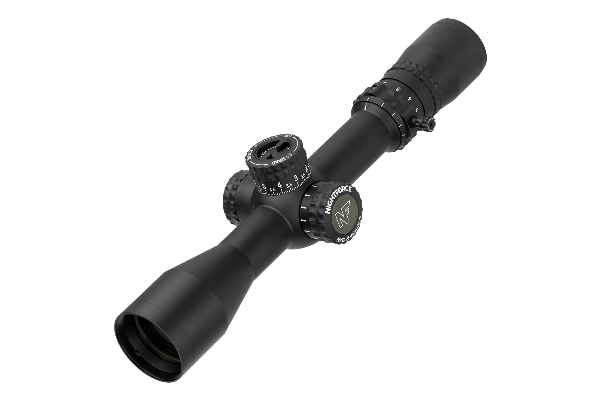 Nightforce NX6  2-12x42mm FFP Rifle Scope  - FieldSet -  MIL FC-MRx Reticle